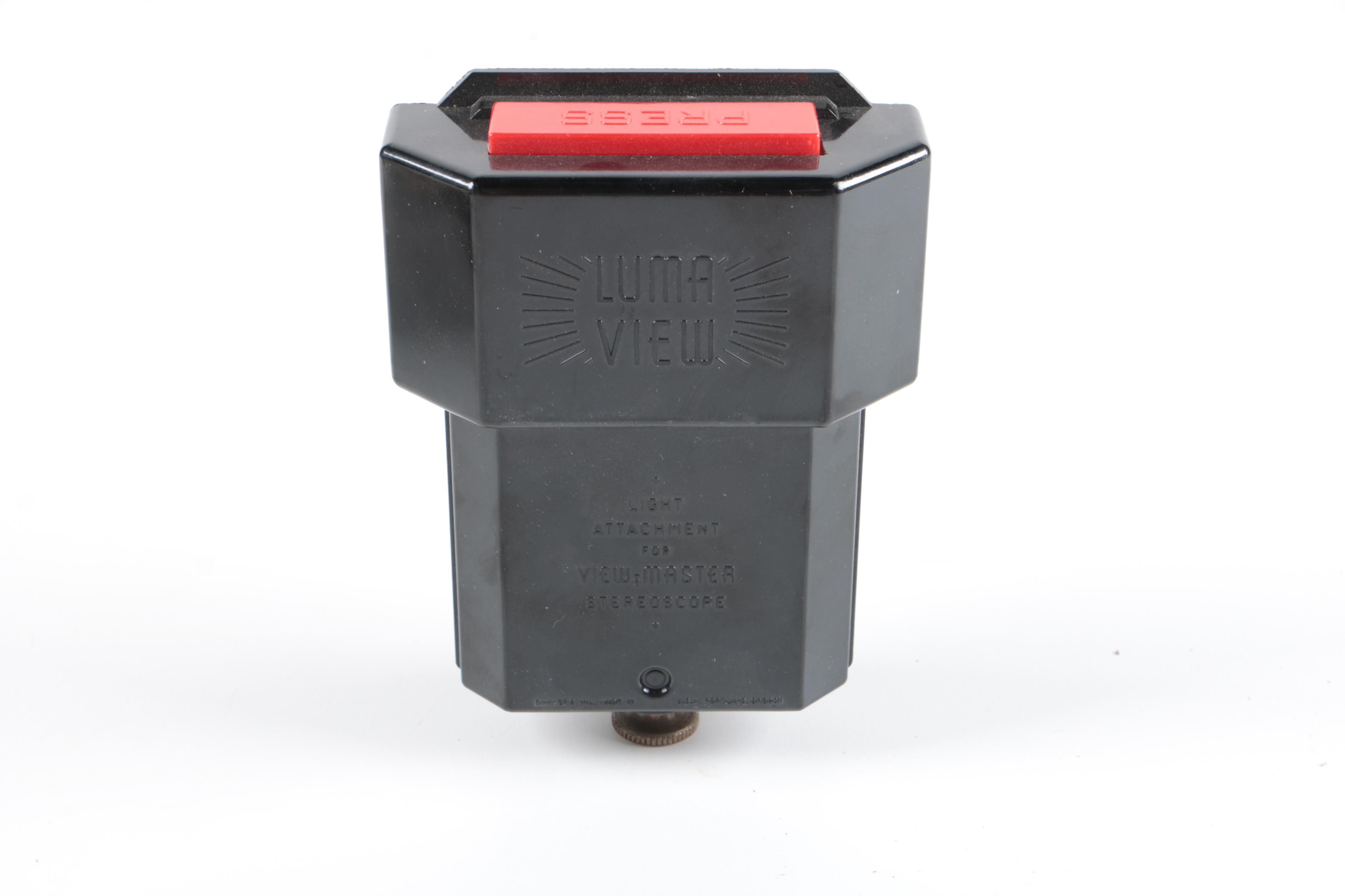 Sawyer's View-Master with Luma-View Light Attachment and Reels