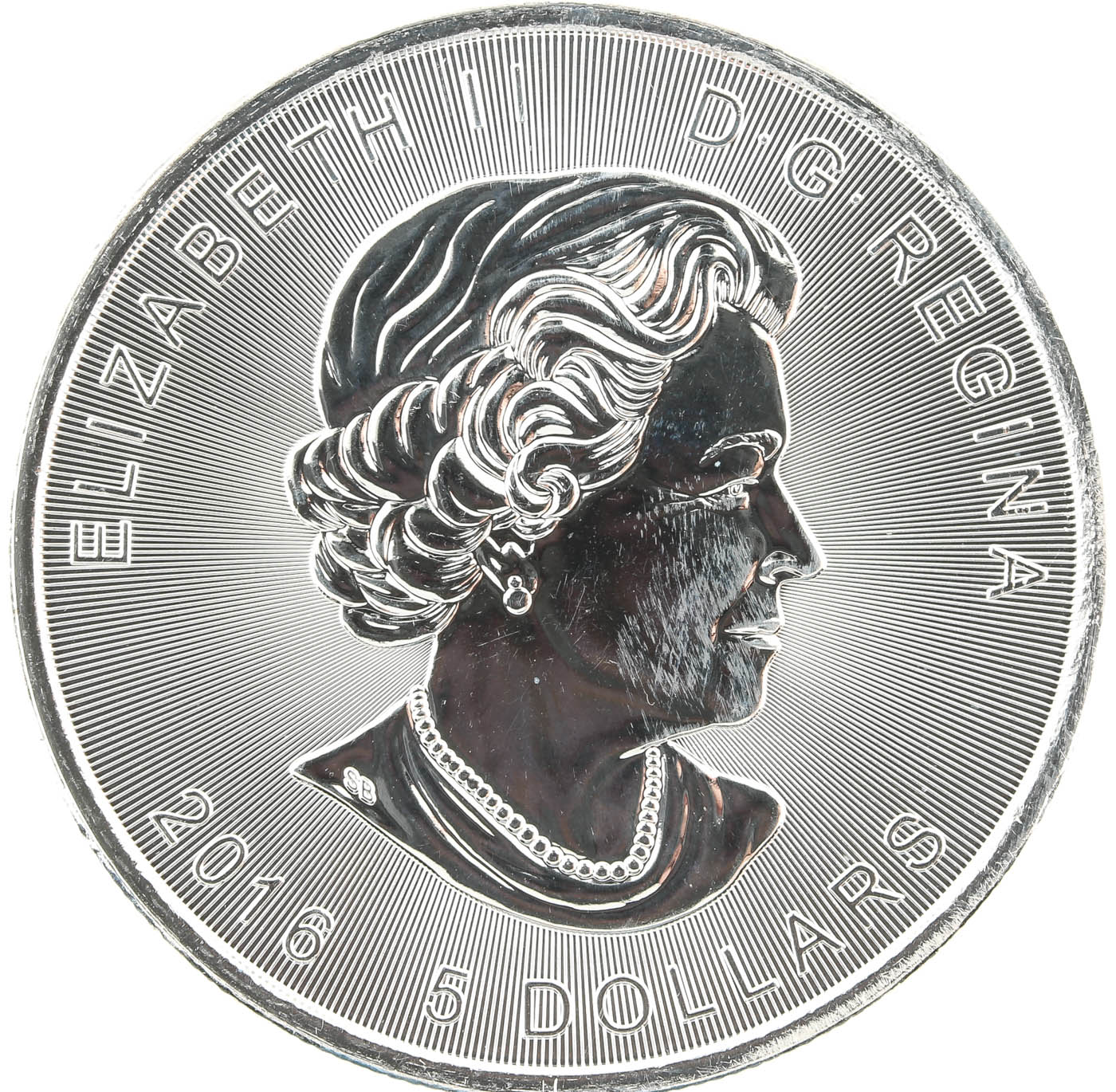 2016 Canadian Five Dollar Silver Superman Shield Coin