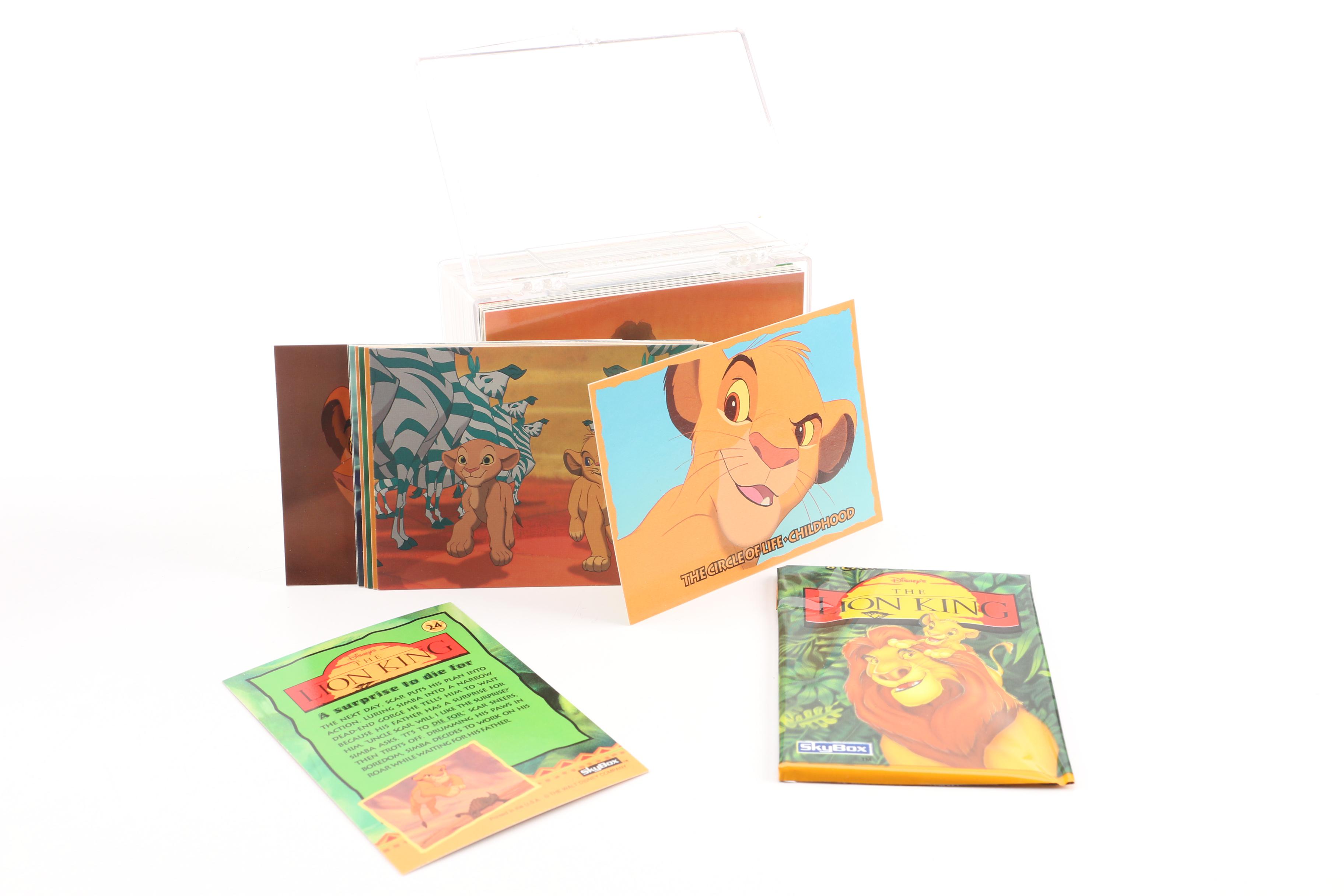 Playing Card Decks and "The Lion King" Trading Cards