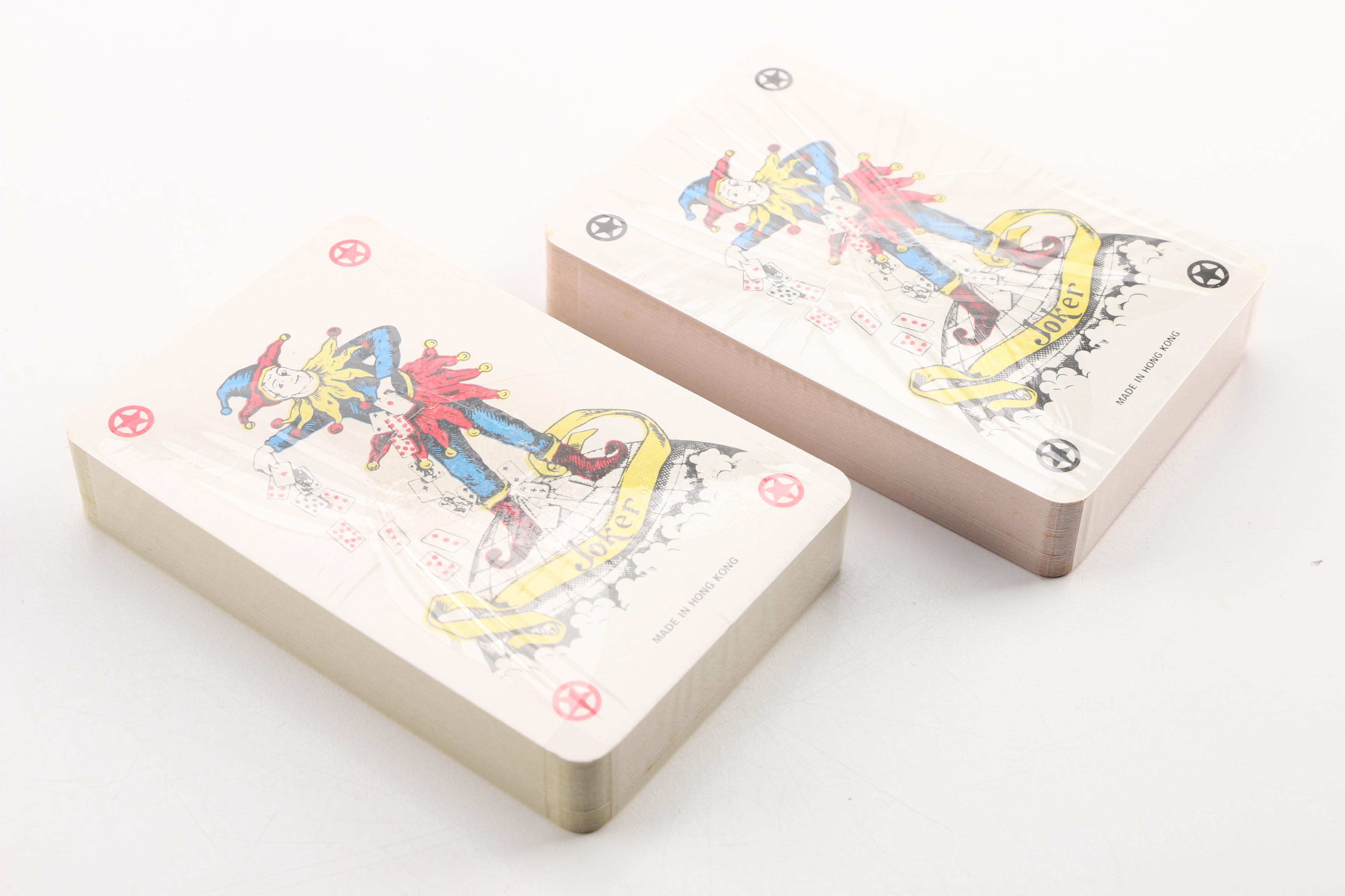 Playing Card Decks and "The Lion King" Trading Cards