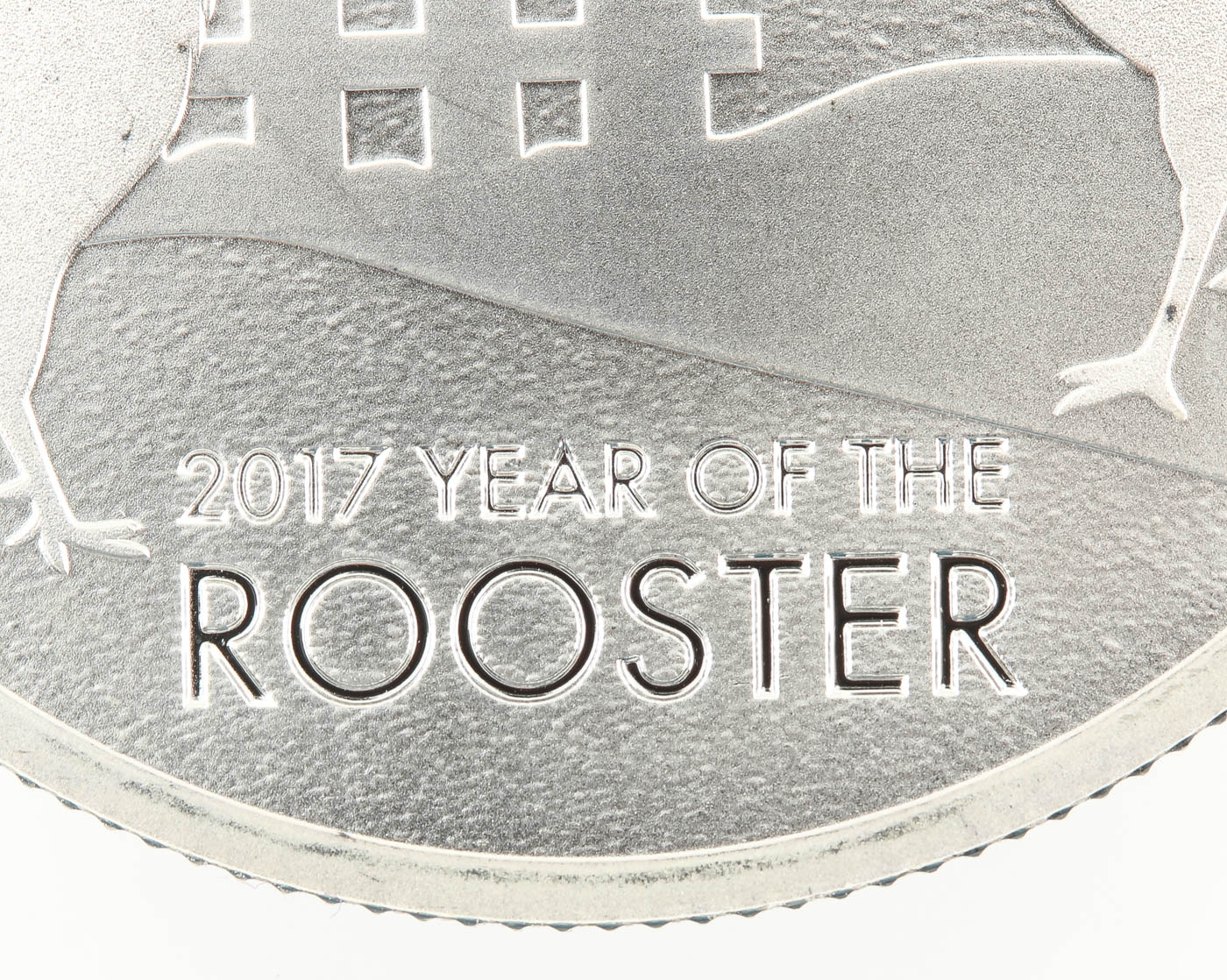 2017 New Zealand $2 Silver Year of the Rooster Coin