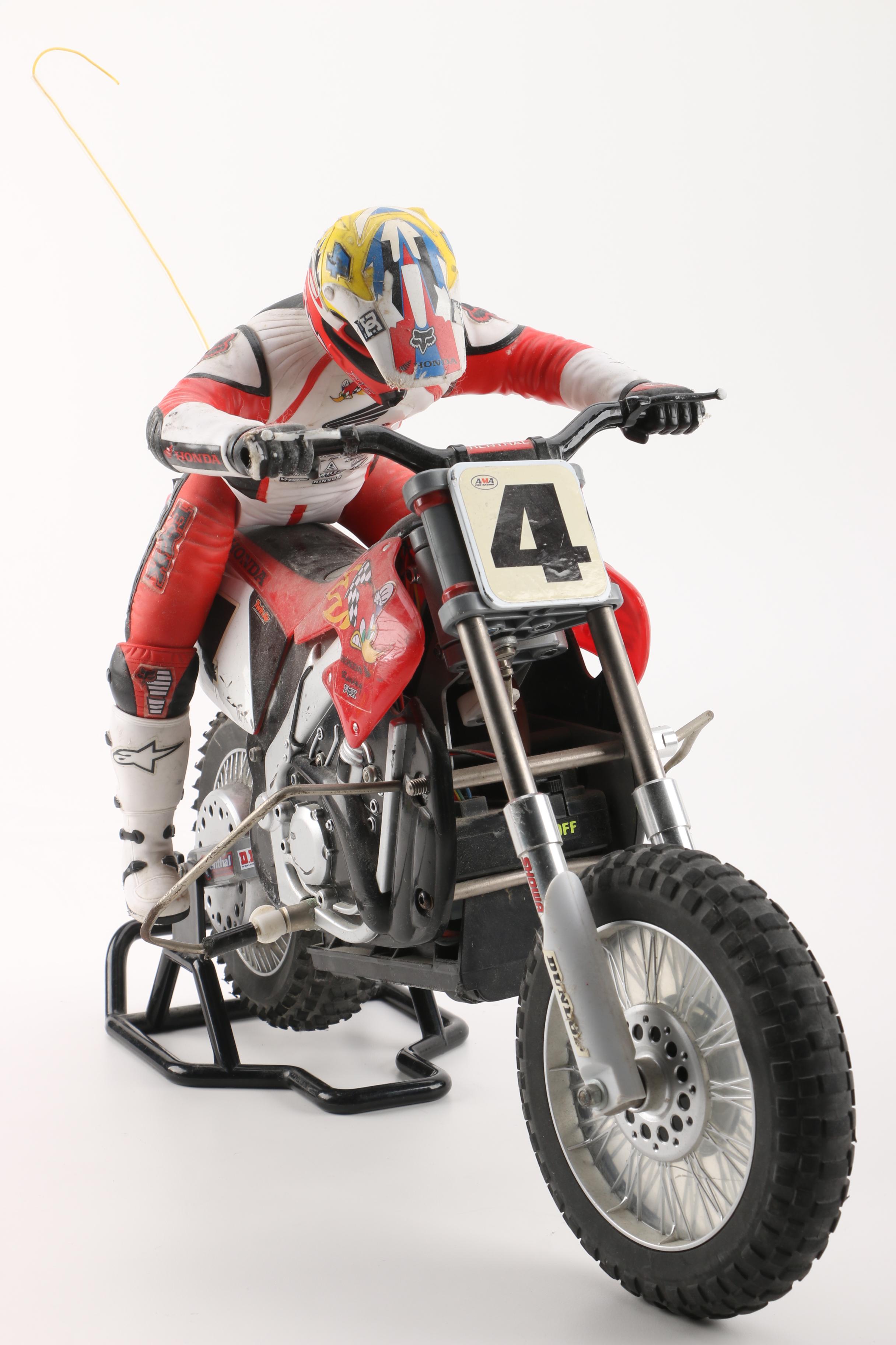 Ricky Carmichael Remote Control Honda Motocross Bike