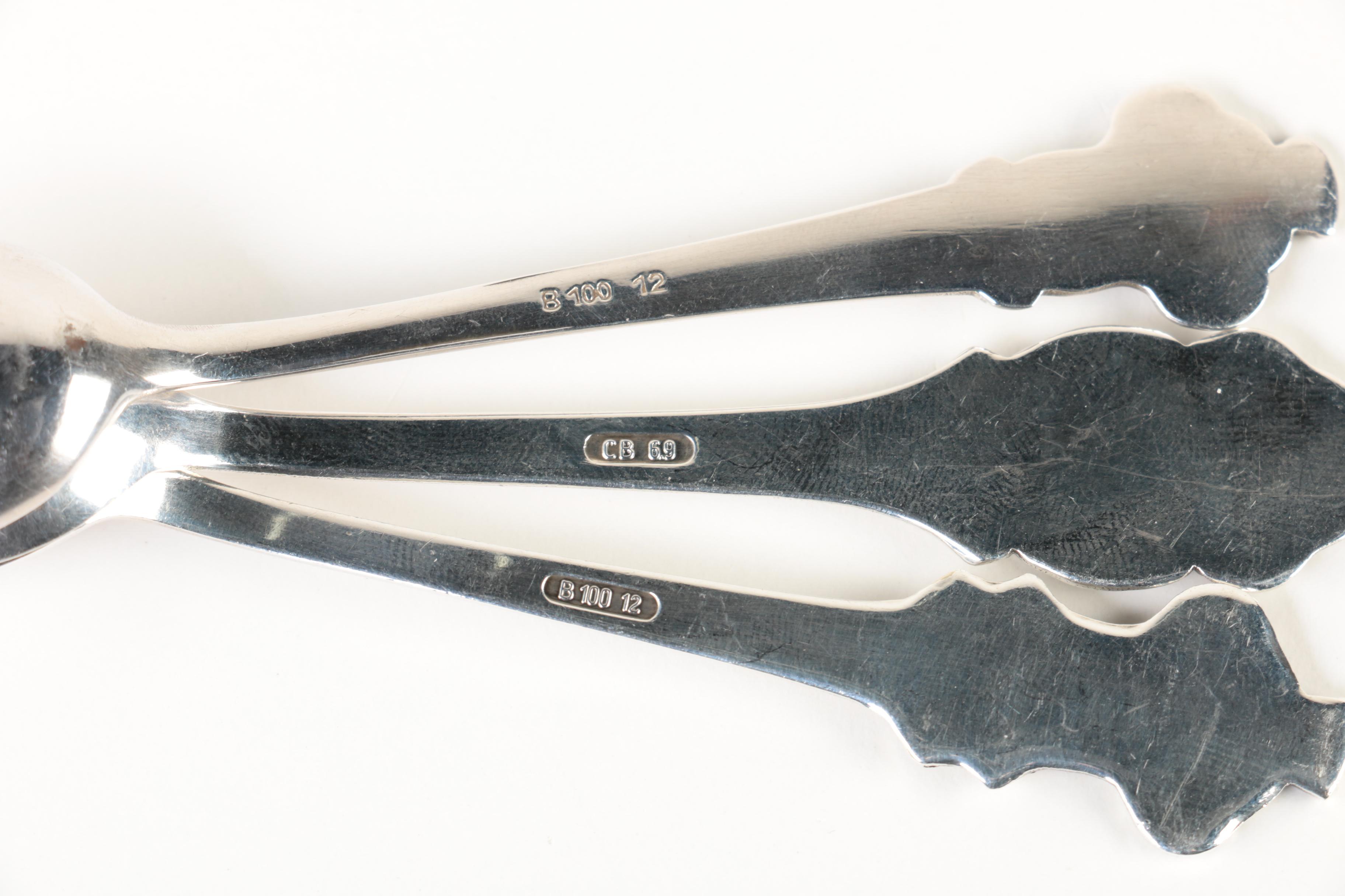 Rolex Bucherer Silver Plate Spoons