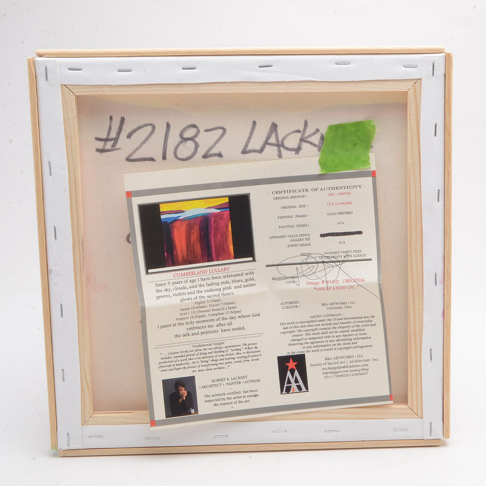 Robert Lackney Oil Painting "Cumberland Lullaby"