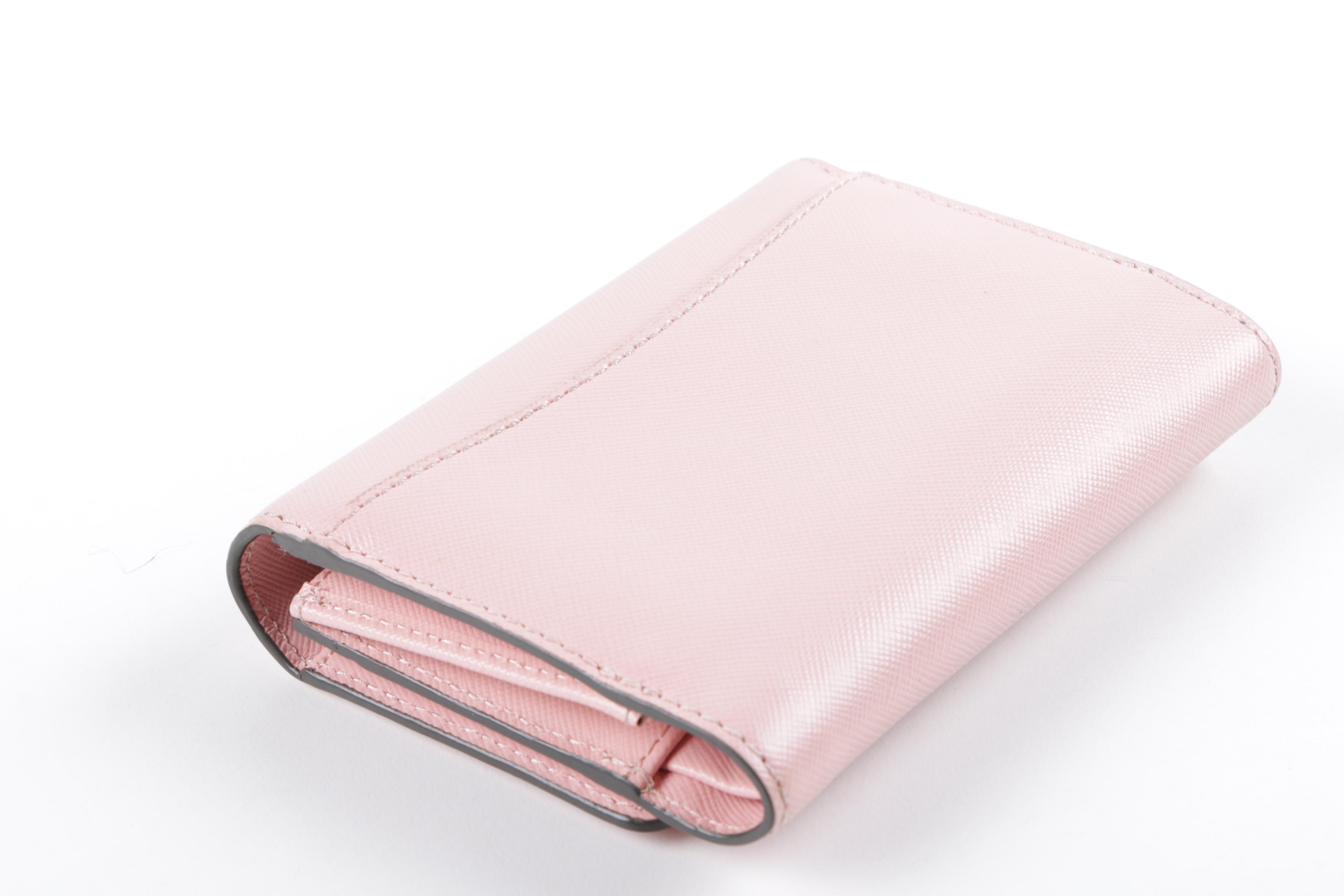 Tory Burch Robinson Medium Flap Wallet in Rose Sachet