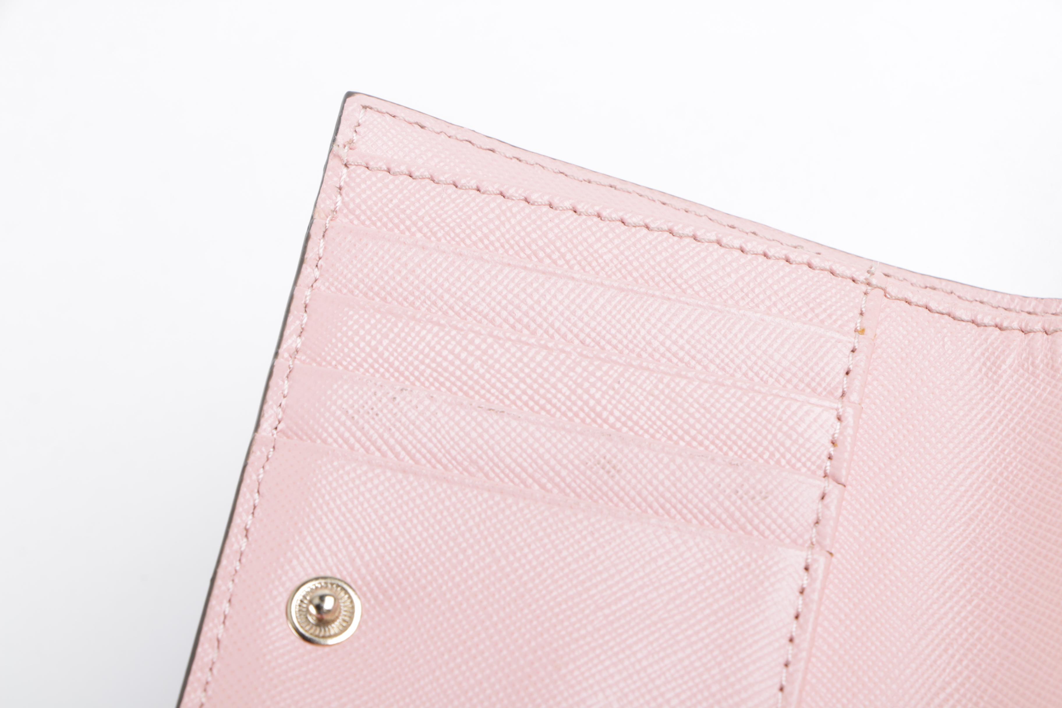 Tory Burch Robinson Medium Flap Wallet in Rose Sachet