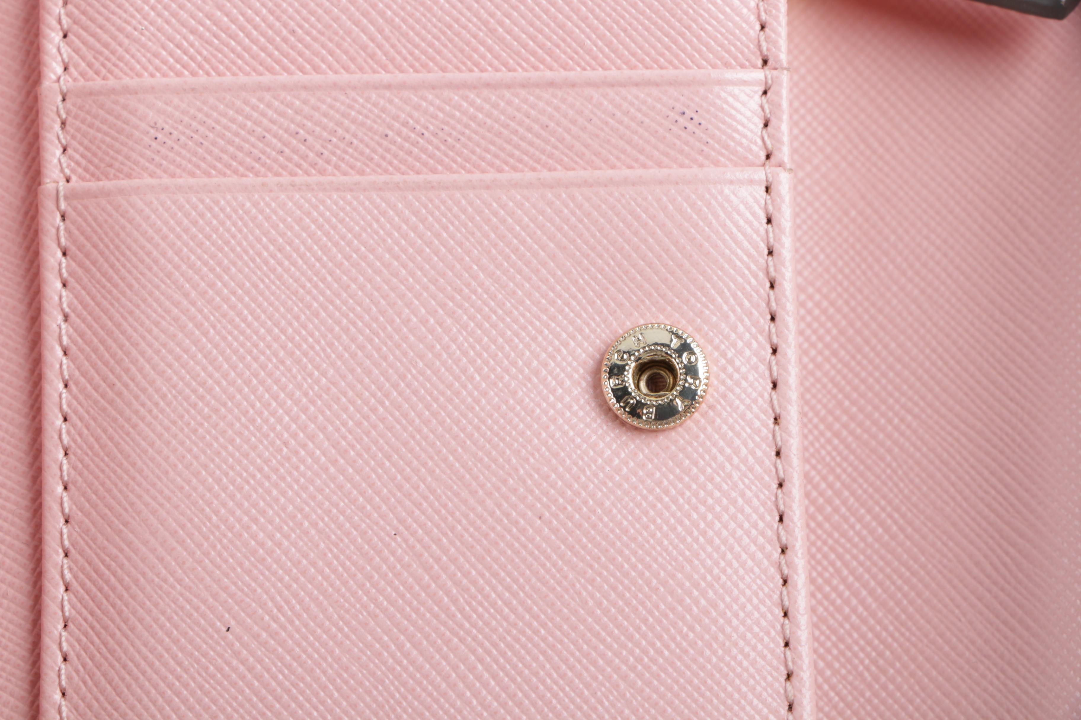 Tory Burch Robinson Medium Flap Wallet in Rose Sachet