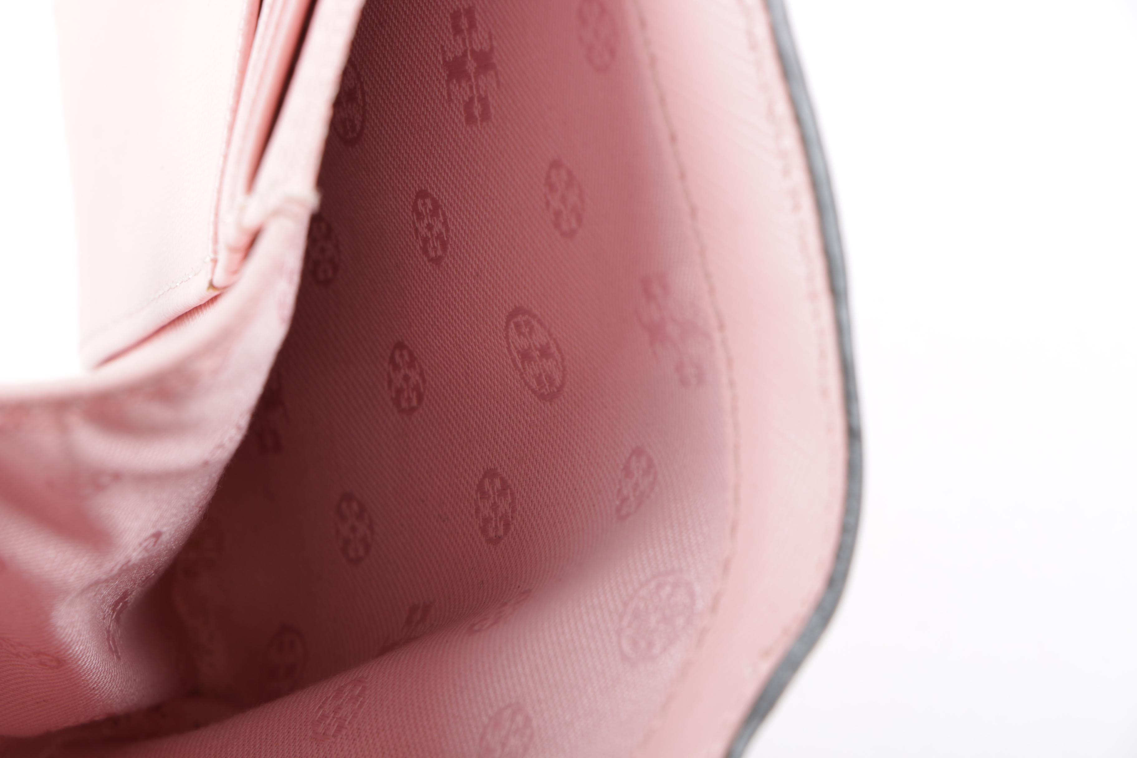 Tory Burch Robinson Medium Flap Wallet in Rose Sachet