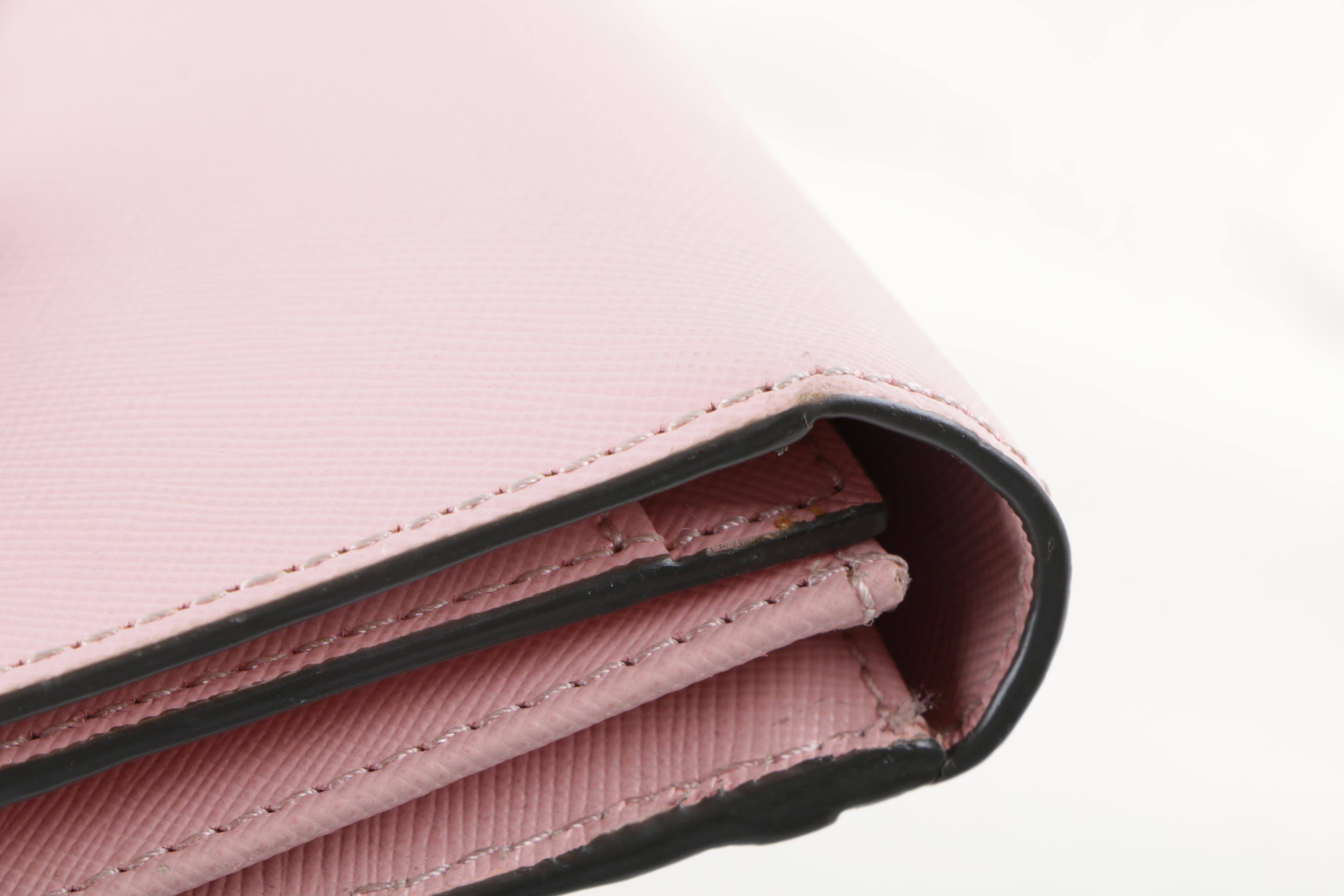 Tory Burch Robinson Medium Flap Wallet in Rose Sachet