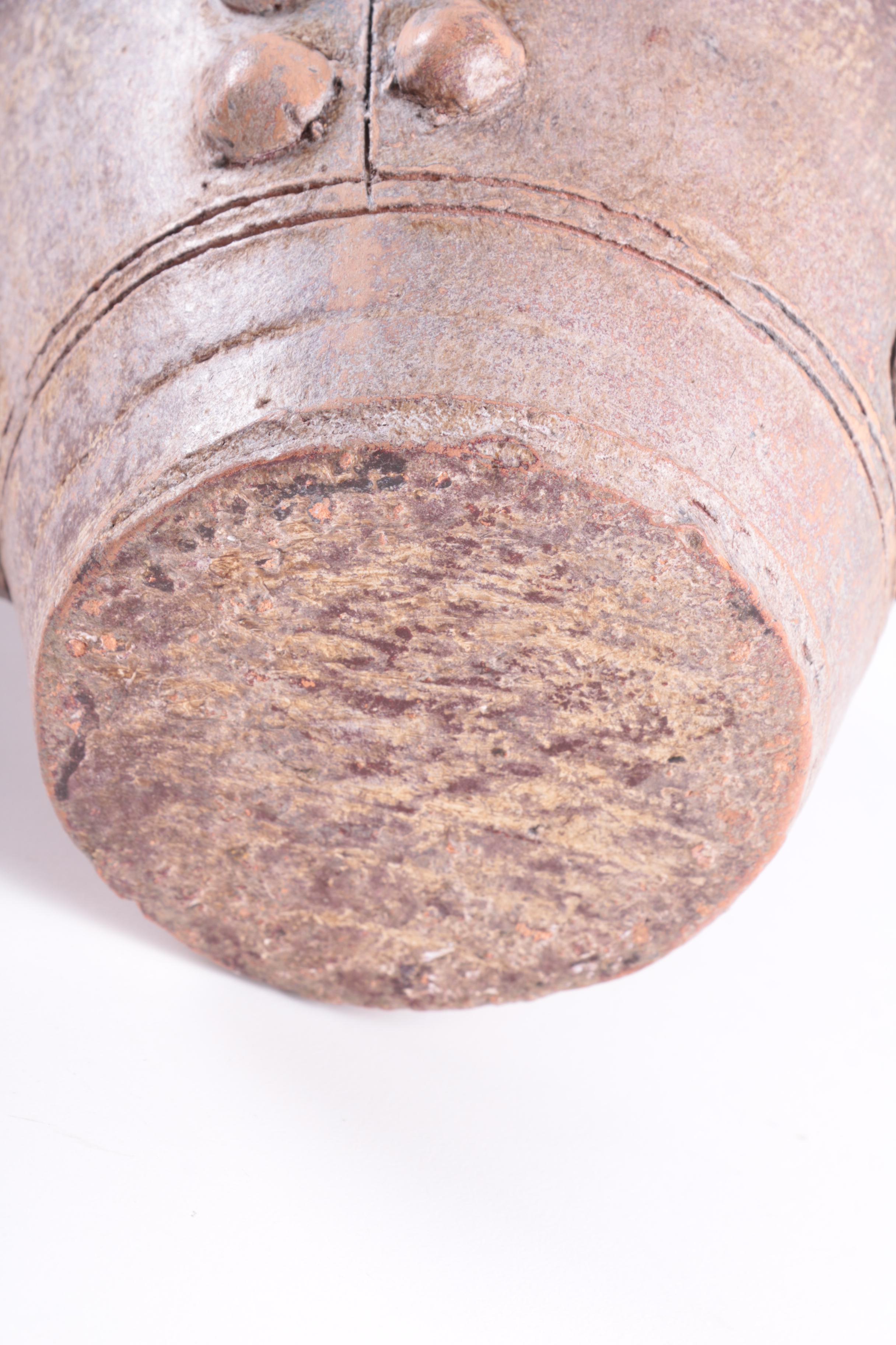 Earthenware Thai Elephant Themed Vases