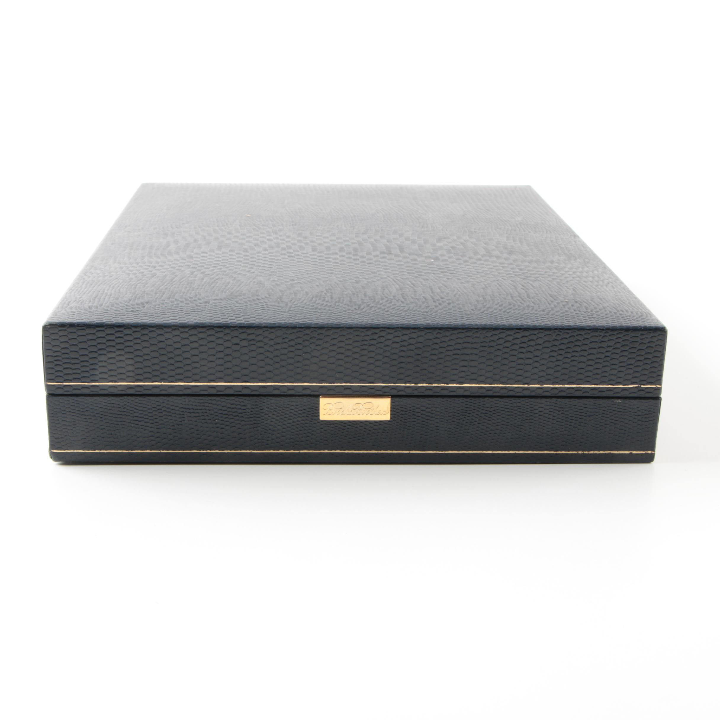 Brooks Brothers Imitation Pearl Necklace and Miriam Haskell Earrings