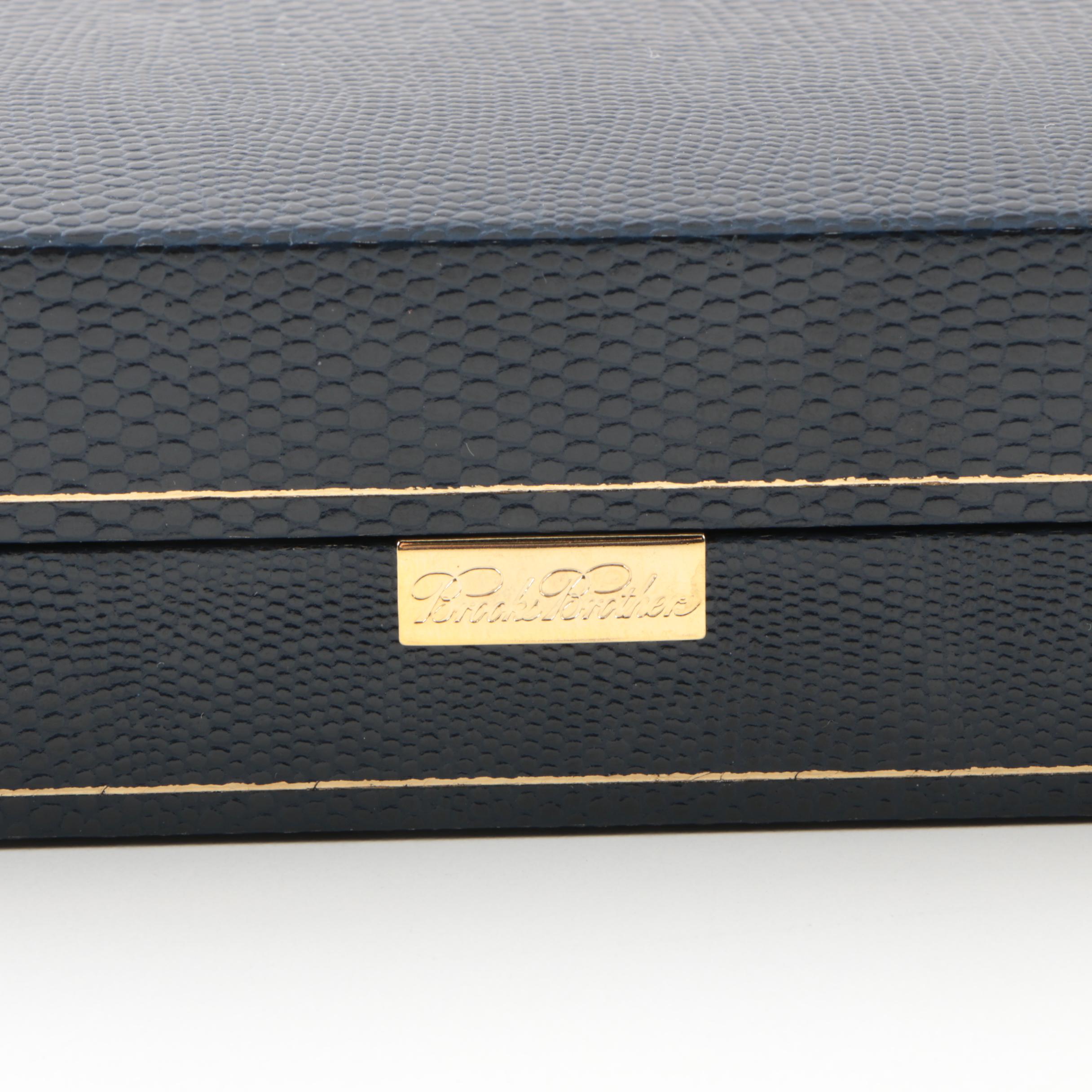 Brooks Brothers Imitation Pearl Necklace and Miriam Haskell Earrings