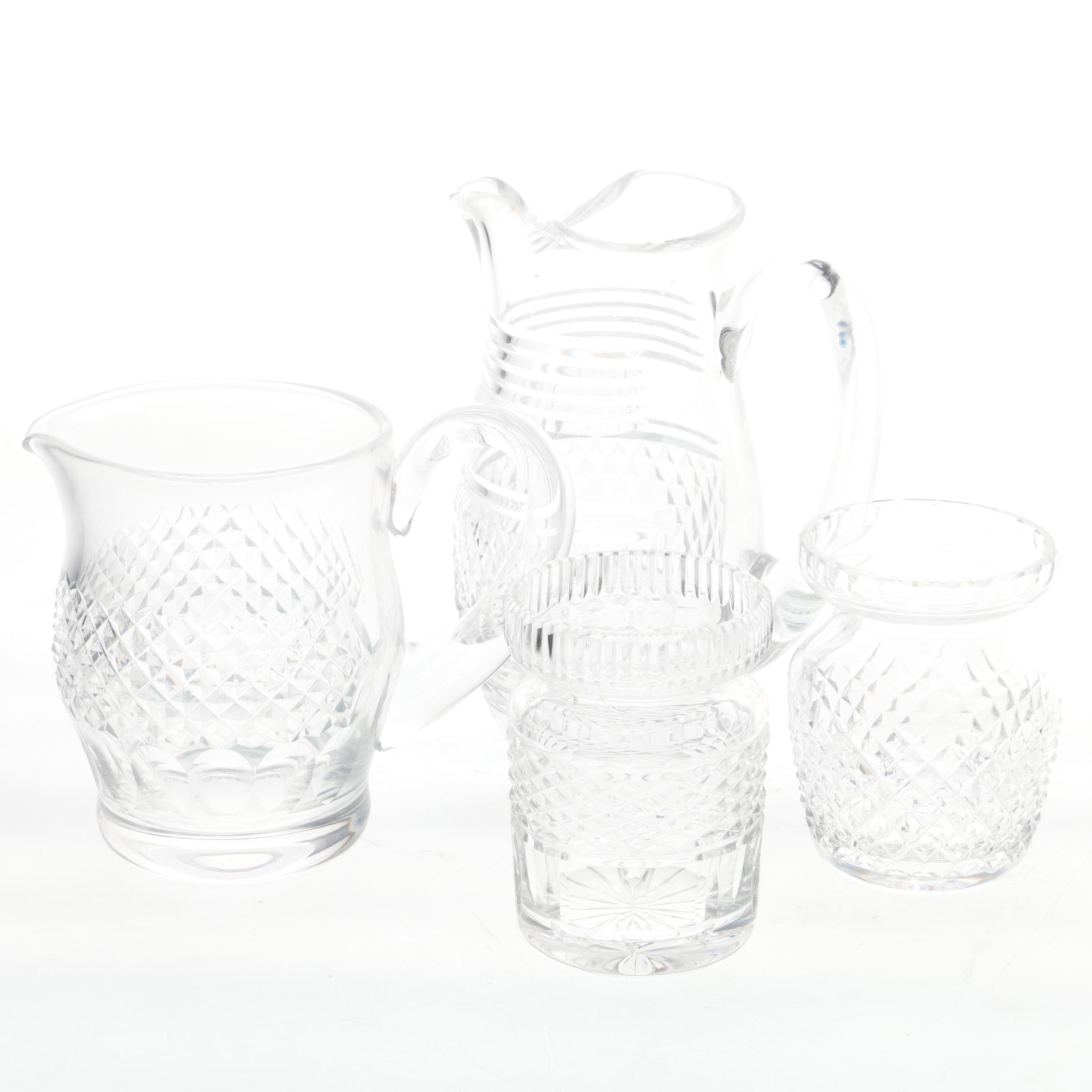 Waterford Crystal Honey Jars and Pitchers