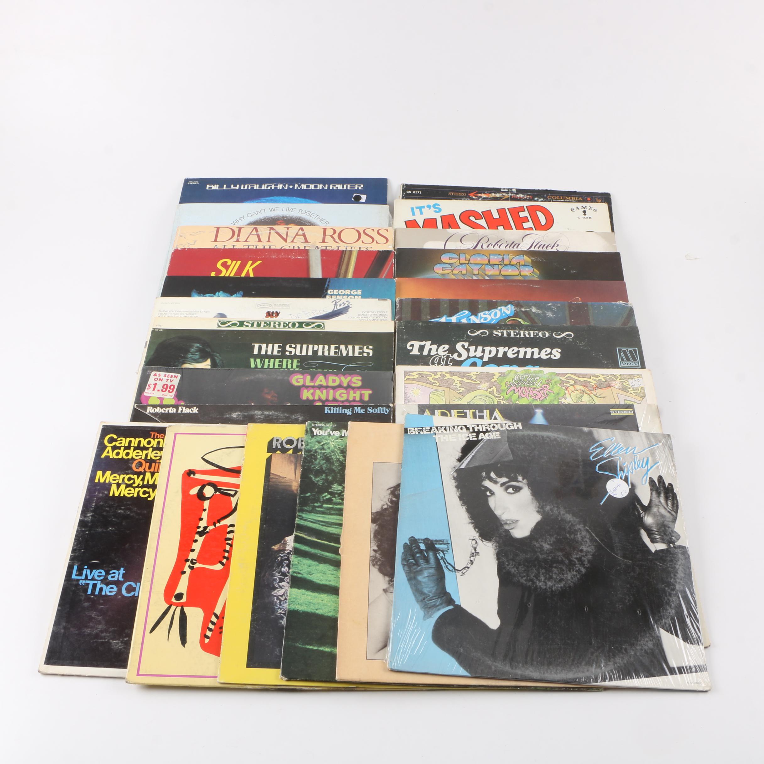 Vintage R&B and Disco Records Including Aretha, Diana Ross, Gloria Gaynor