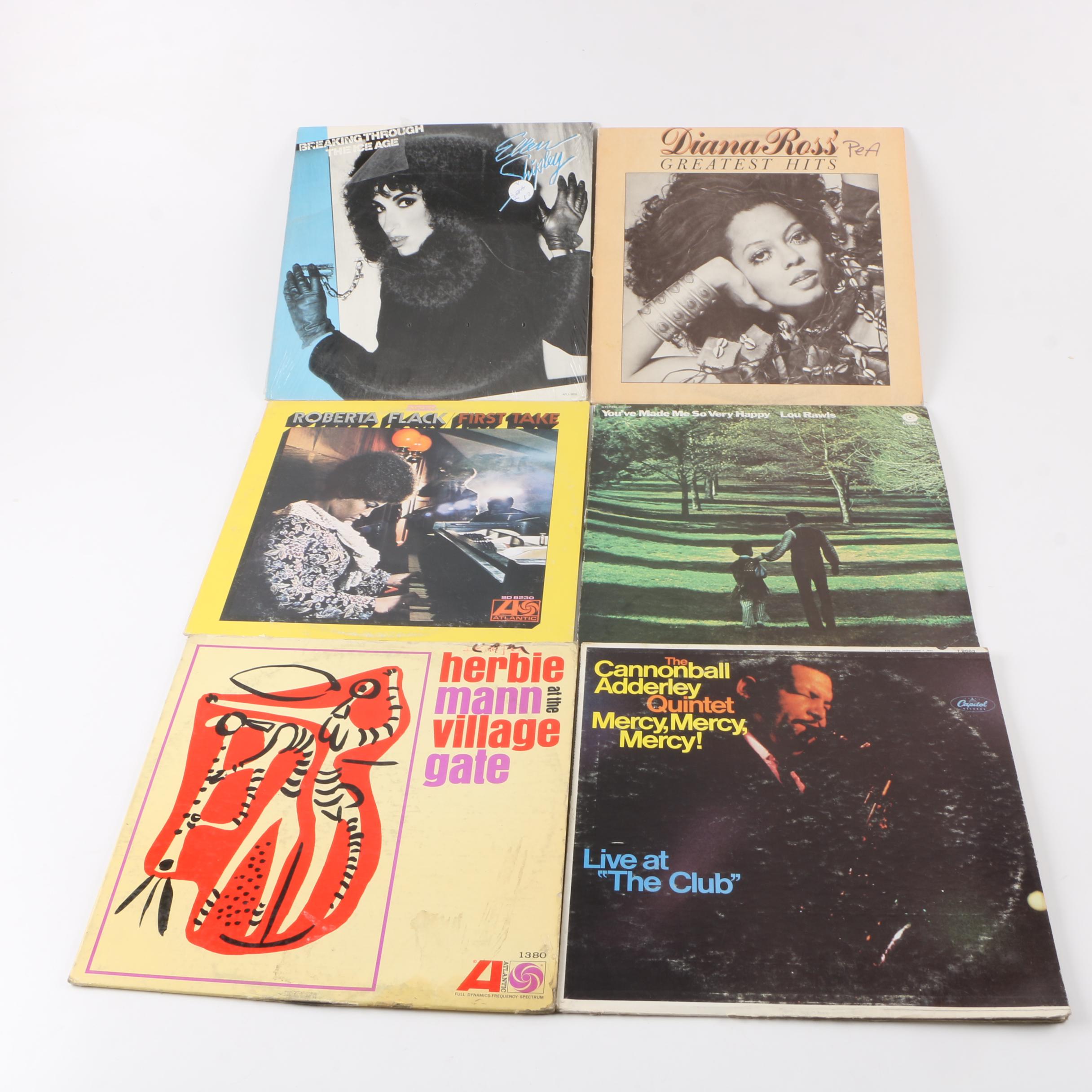 Vintage R&B and Disco Records Including Aretha, Diana Ross, Gloria Gaynor