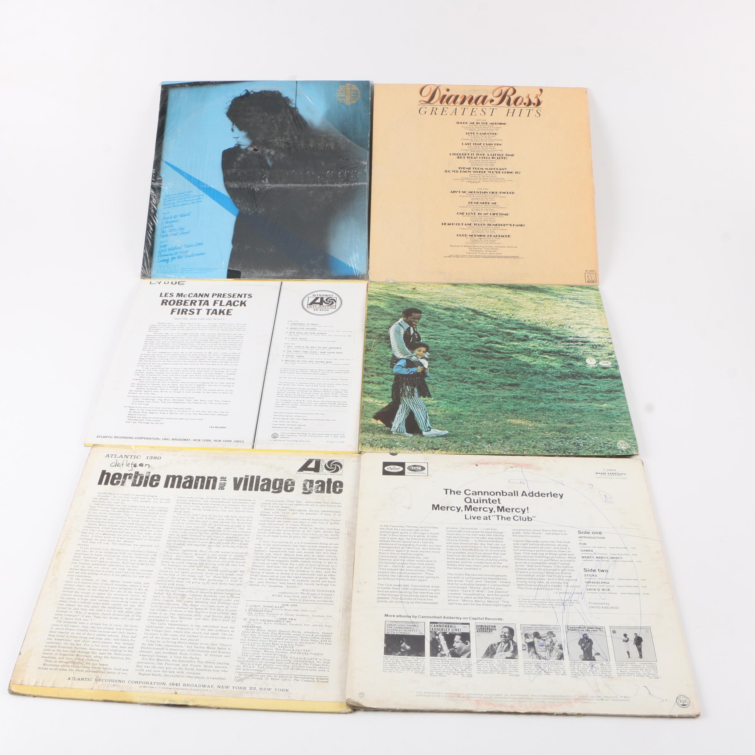 Vintage R&B and Disco Records Including Aretha, Diana Ross, Gloria Gaynor