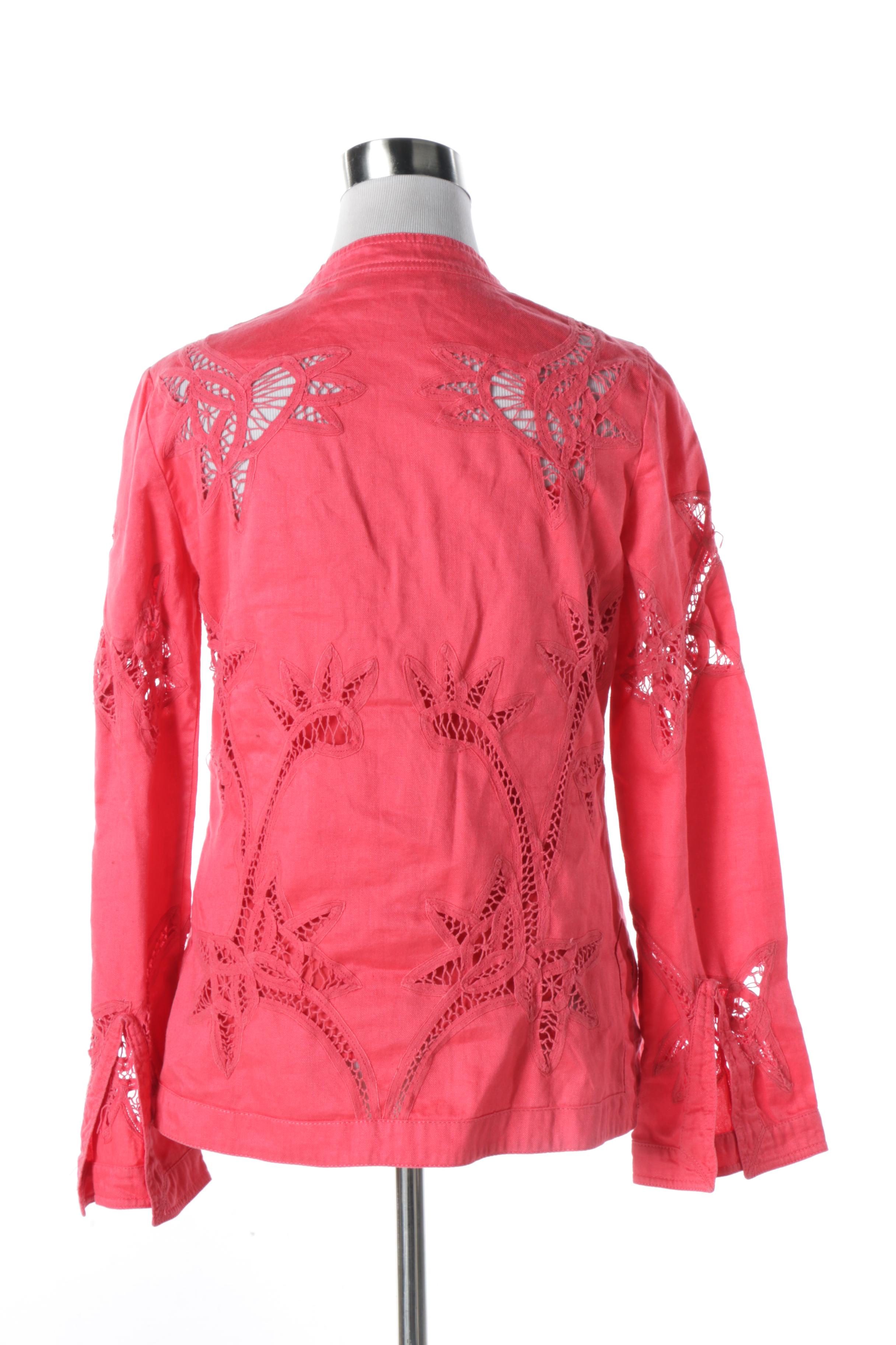 Tory Burch Silk and Cotton Blend Blouses