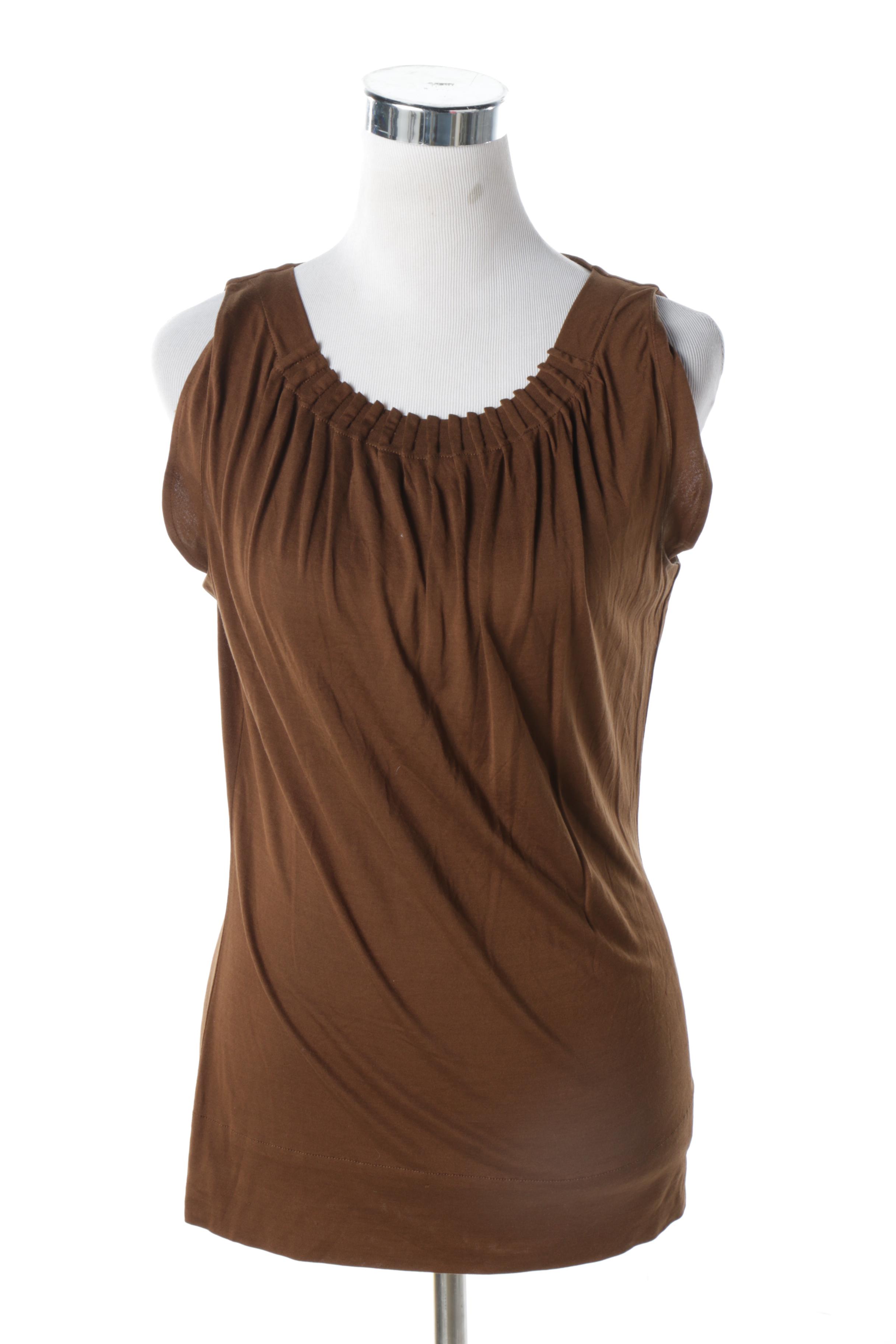 Tory Burch Silk and Cotton Blend Blouses