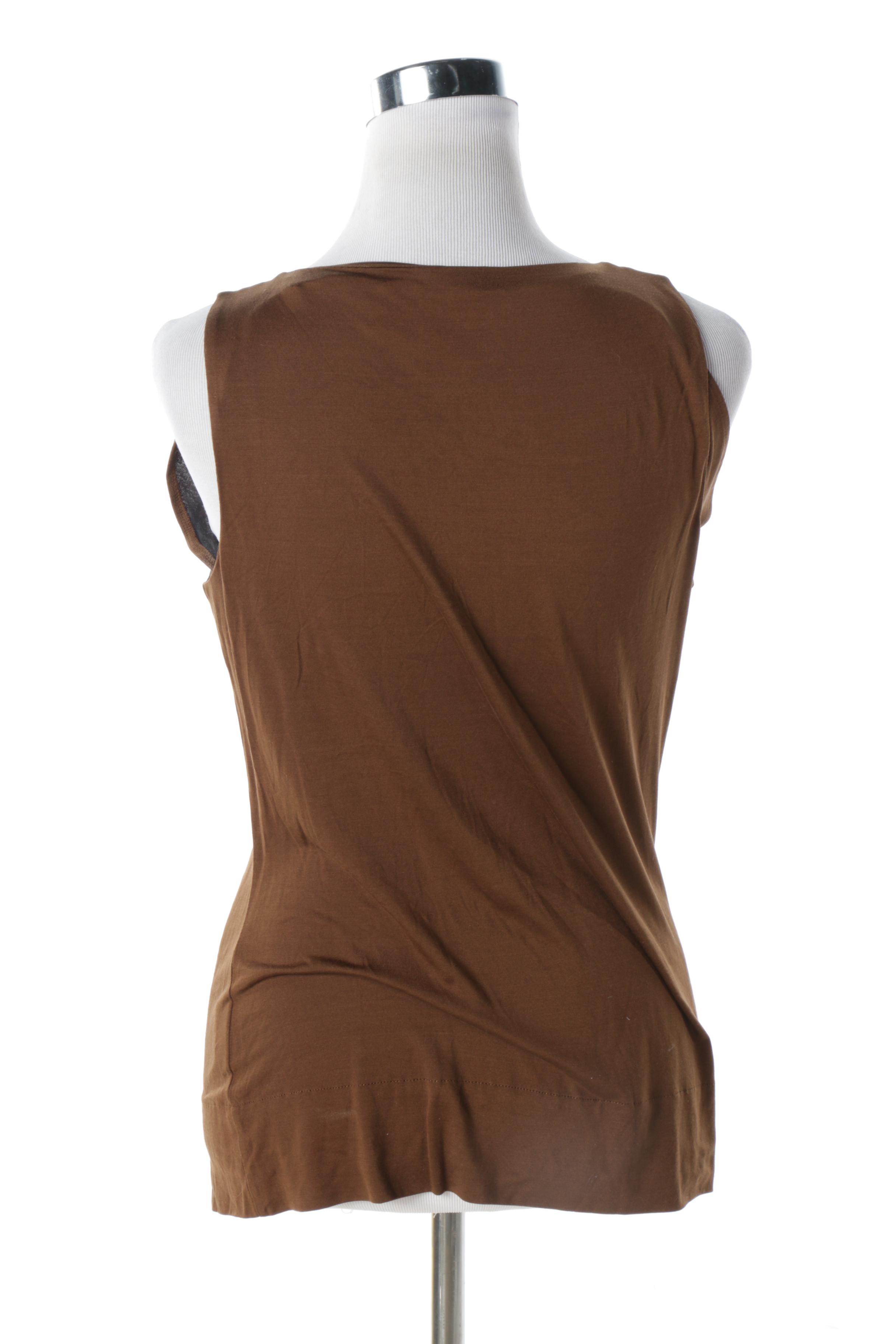 Tory Burch Silk and Cotton Blend Blouses