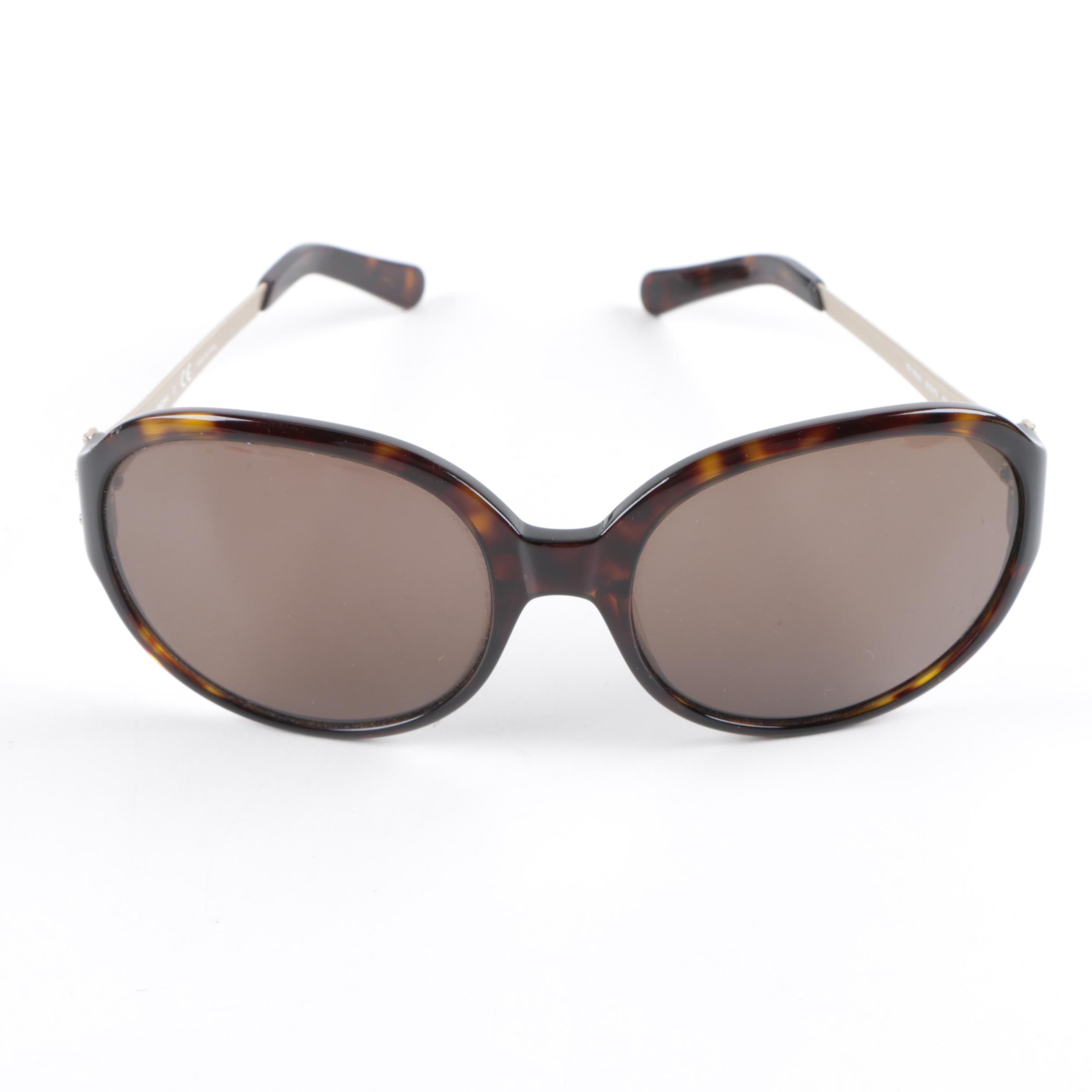Tory Burch TY 7010 Tortoiseshell Style Sunglasses with Case