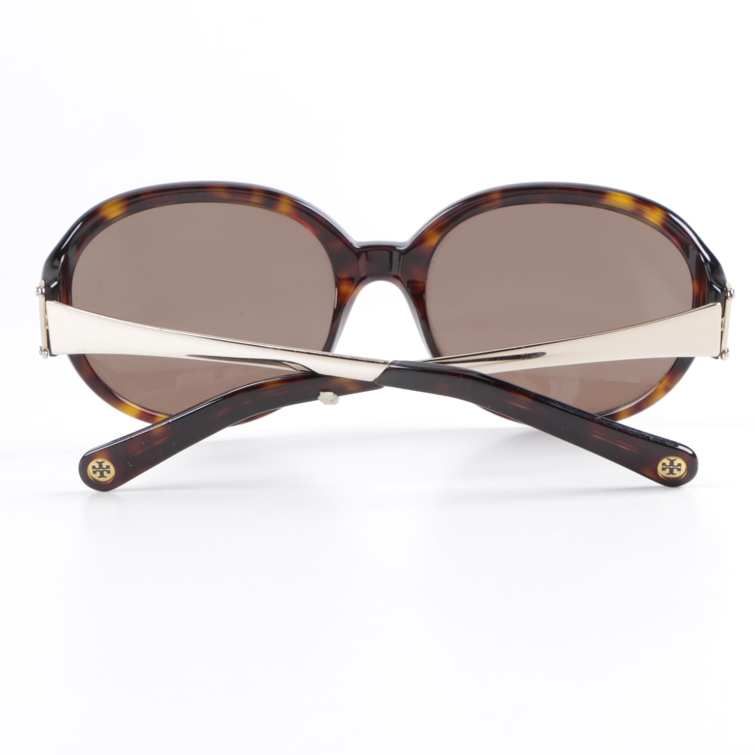 Tory Burch TY 7010 Tortoiseshell Style Sunglasses with Case