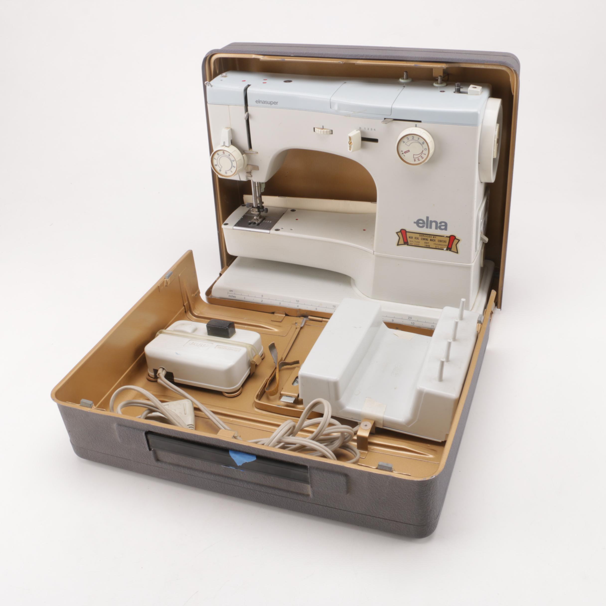 Vintage Elna Sewing Machine
