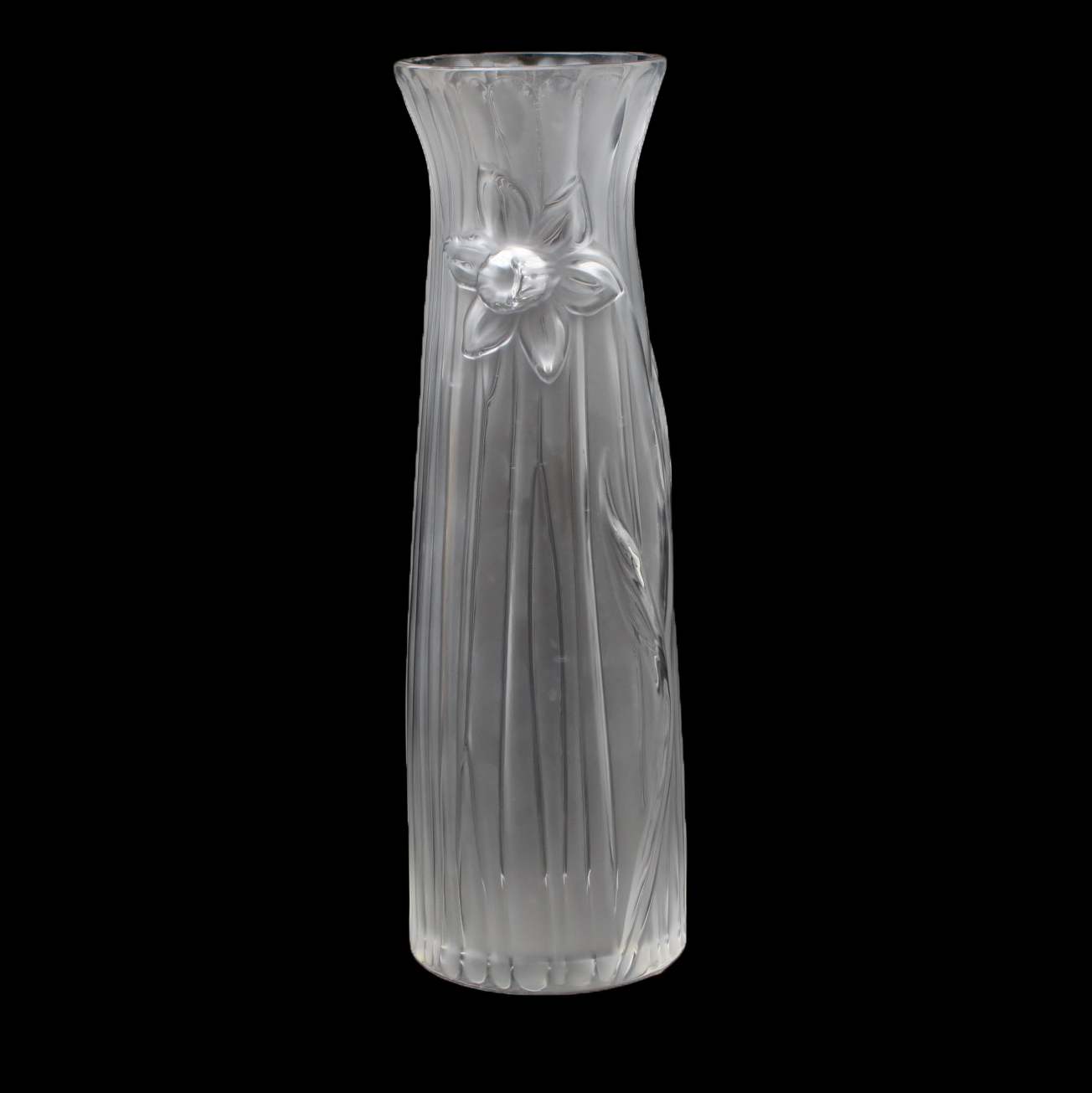 Lalique "Jonquille" Crystal Vase
