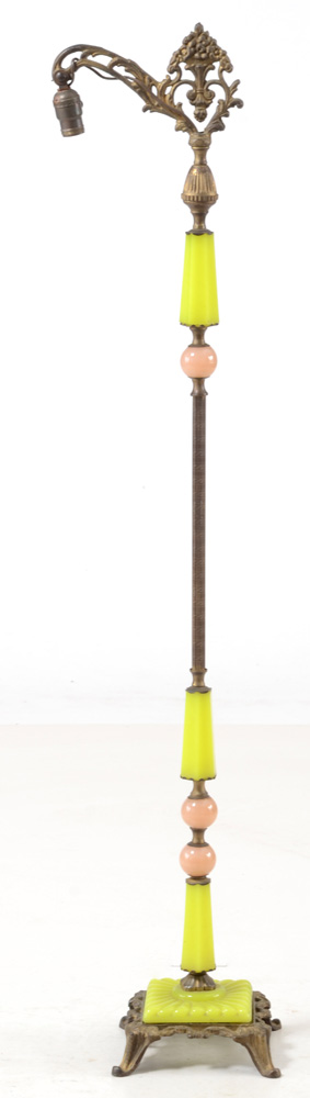 Art Deco Cast Iron Floor Lamp