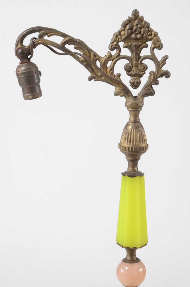 Art Deco Cast Iron Floor Lamp