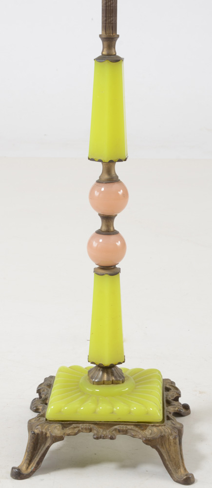 Art Deco Cast Iron Floor Lamp