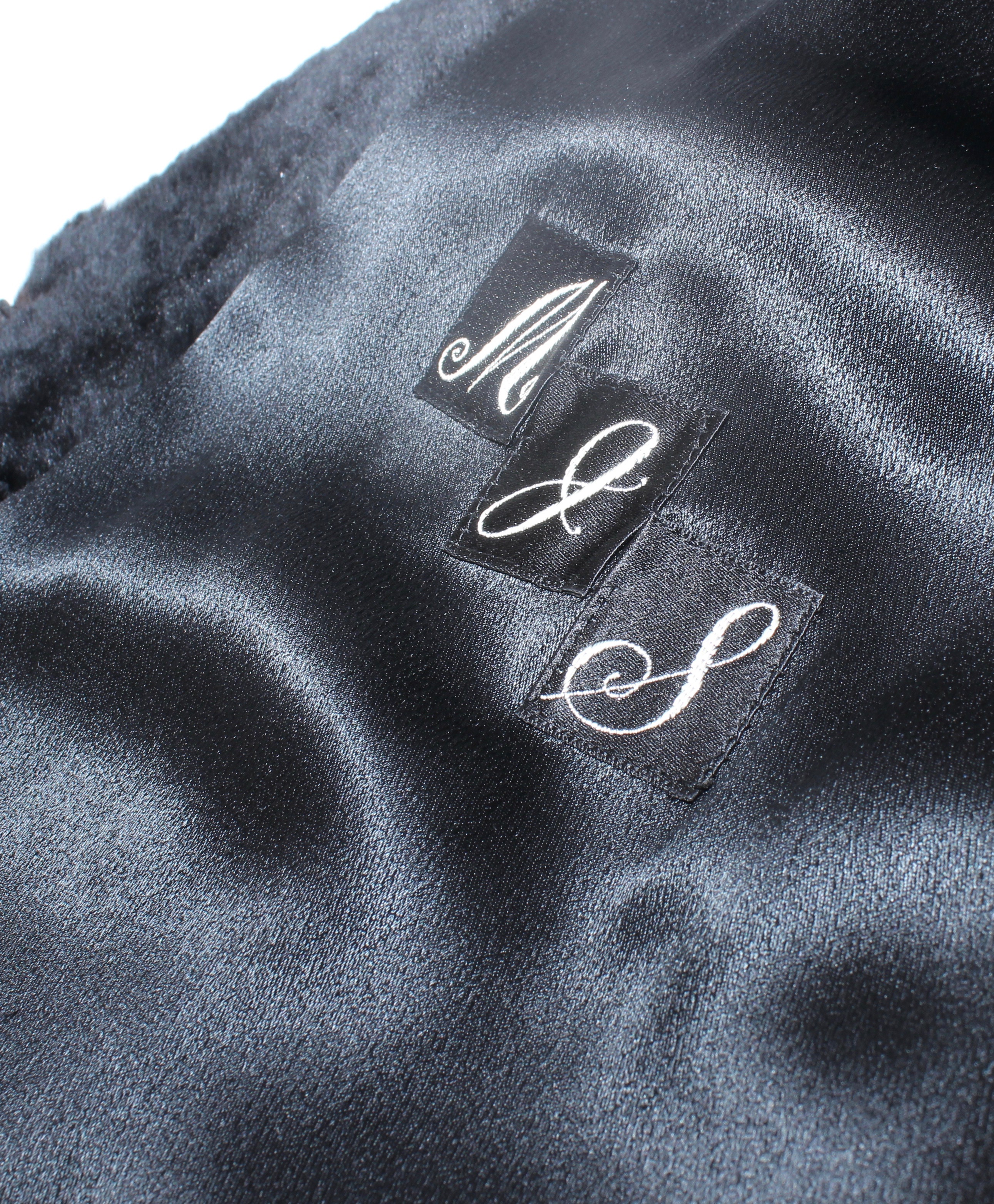 Morton's Dyed Black Sheared Beaver Dress Coat