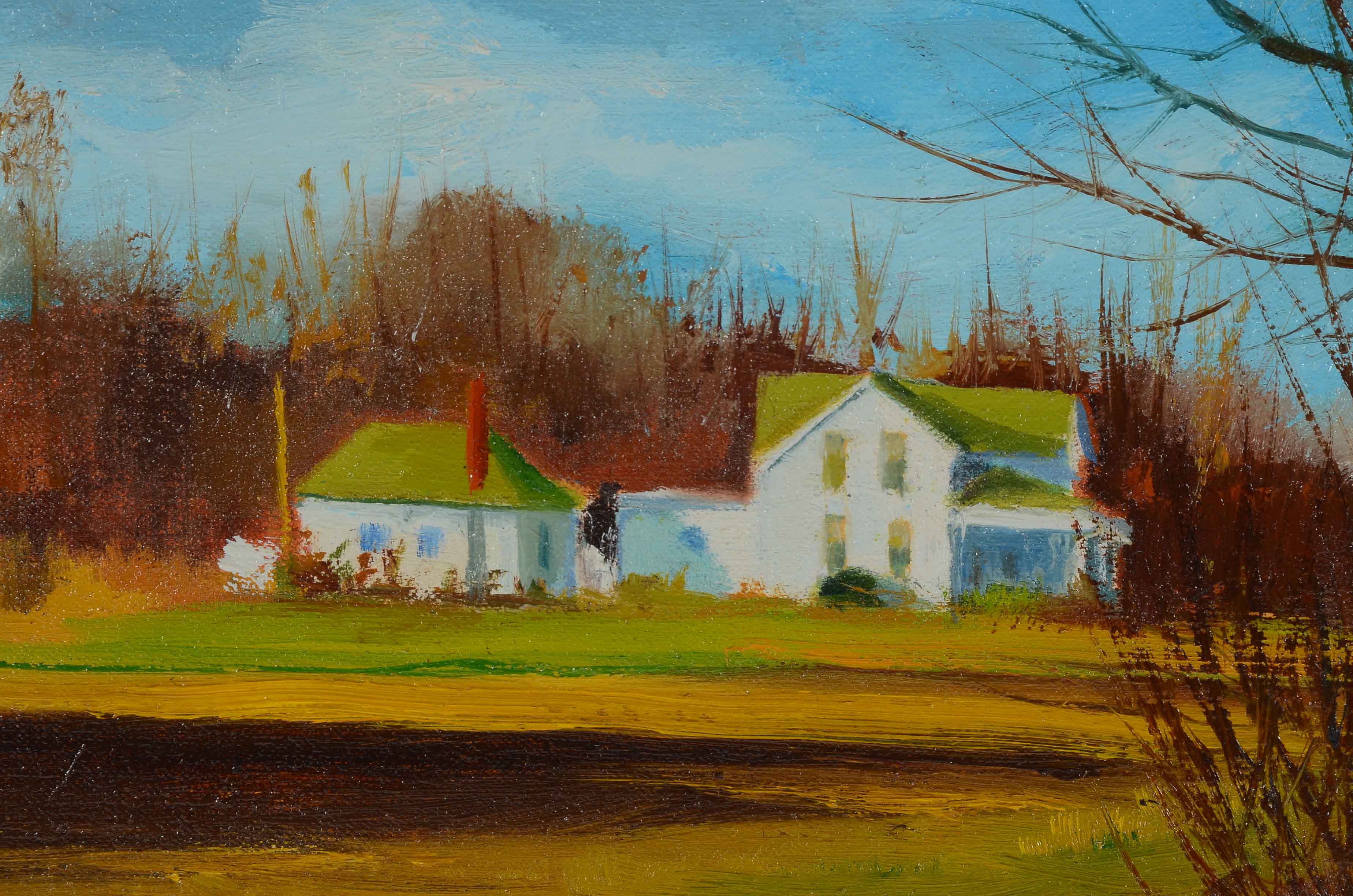 James Devore Oil Painting "Ohio Farm"