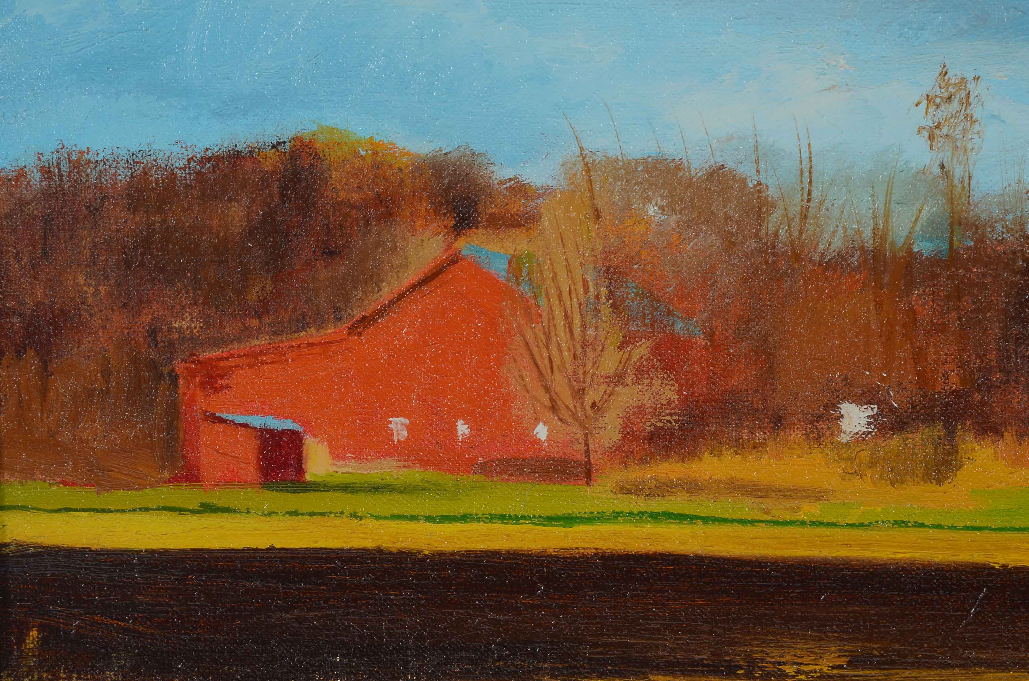 James Devore Oil Painting "Ohio Farm"