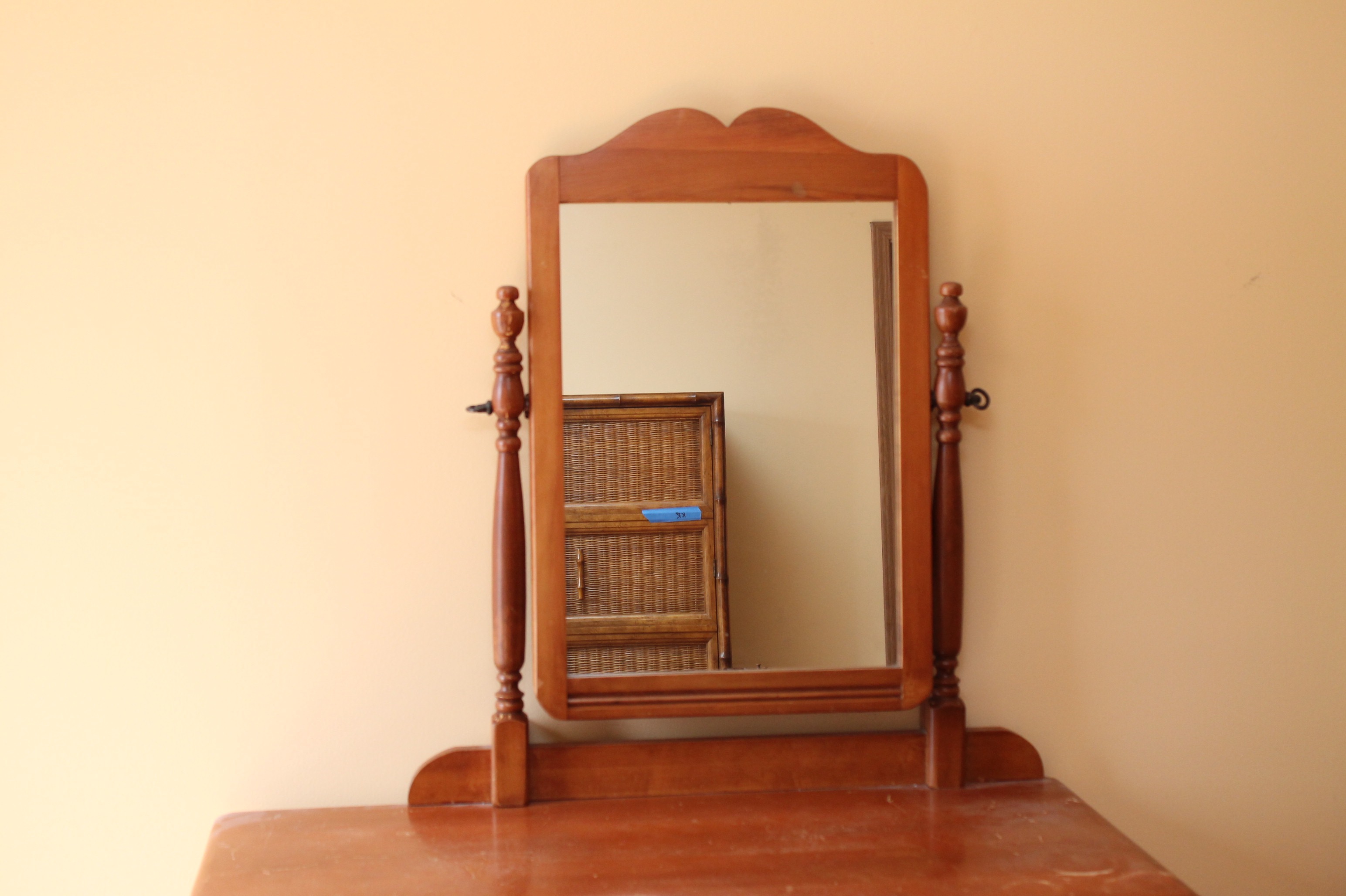 Antique Jenny Lind Dresser and Chest of Drawers