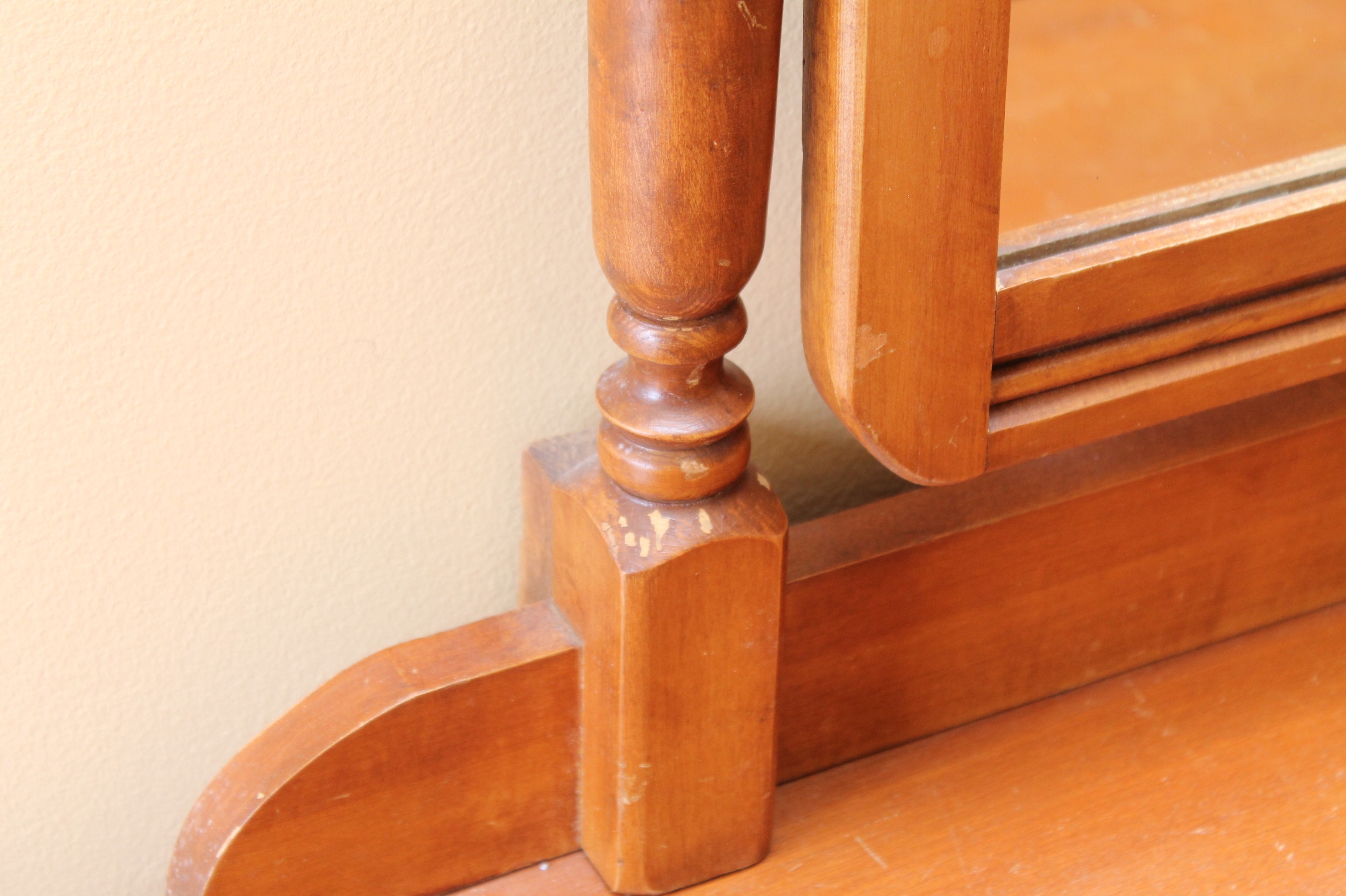 Antique Jenny Lind Dresser and Chest of Drawers