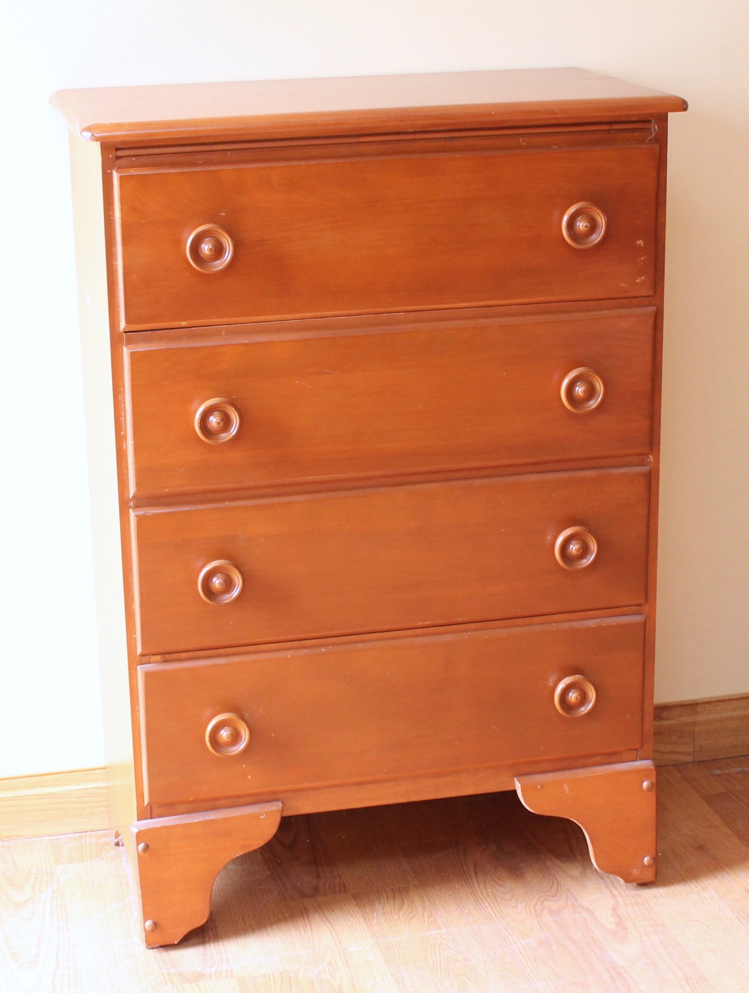 Antique Jenny Lind Dresser and Chest of Drawers
