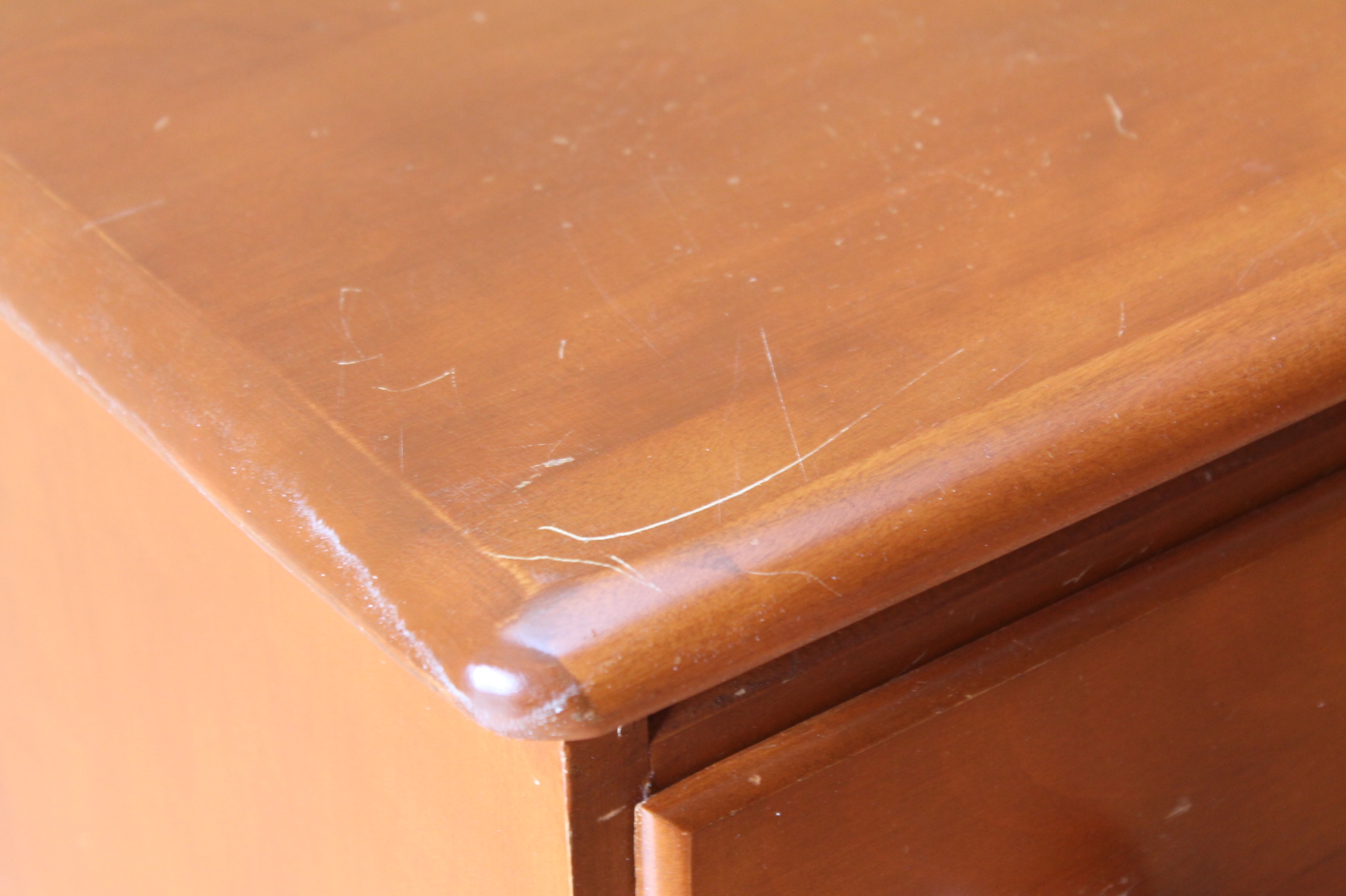 Antique Jenny Lind Dresser and Chest of Drawers