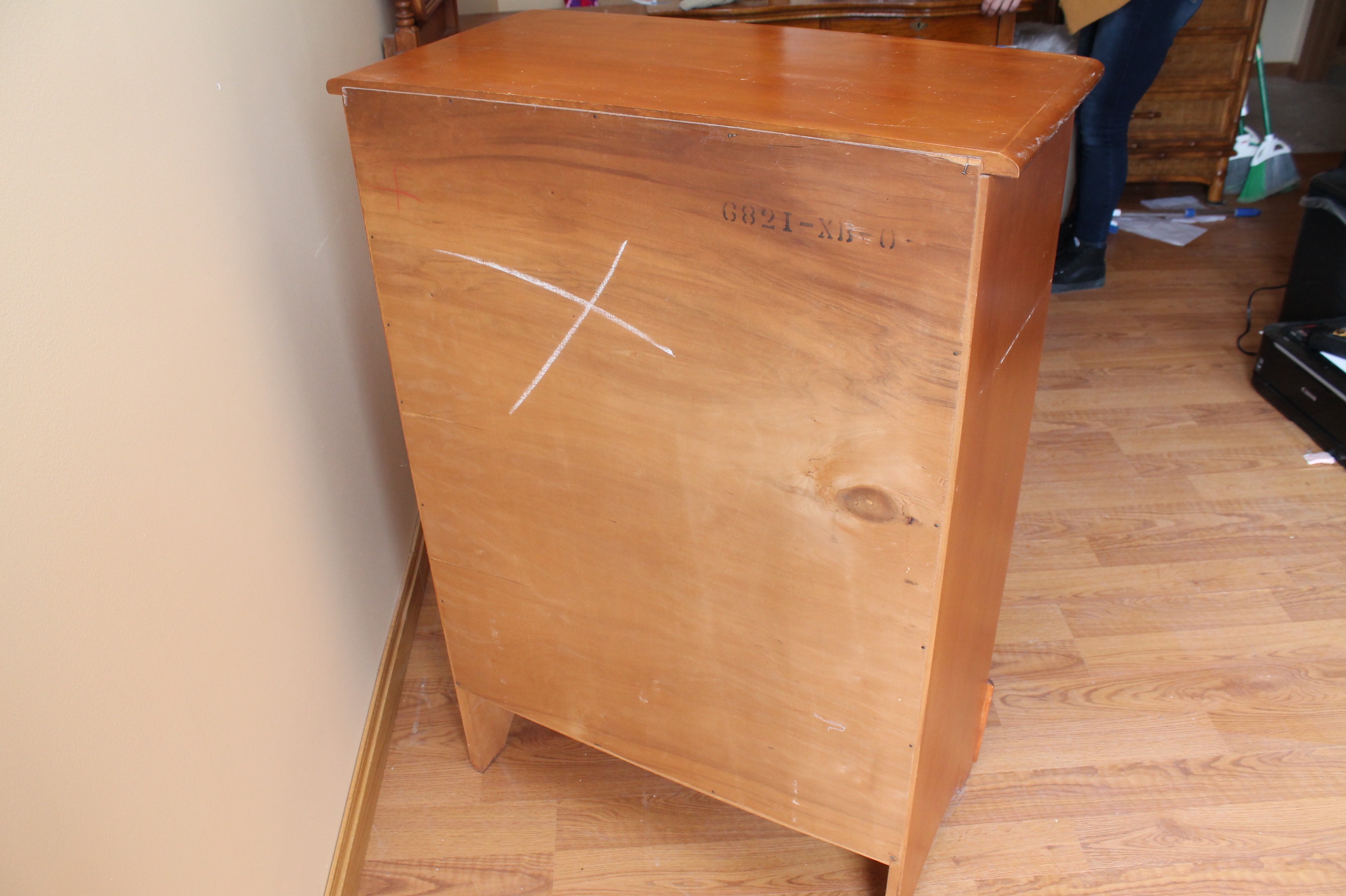 Antique Jenny Lind Dresser and Chest of Drawers