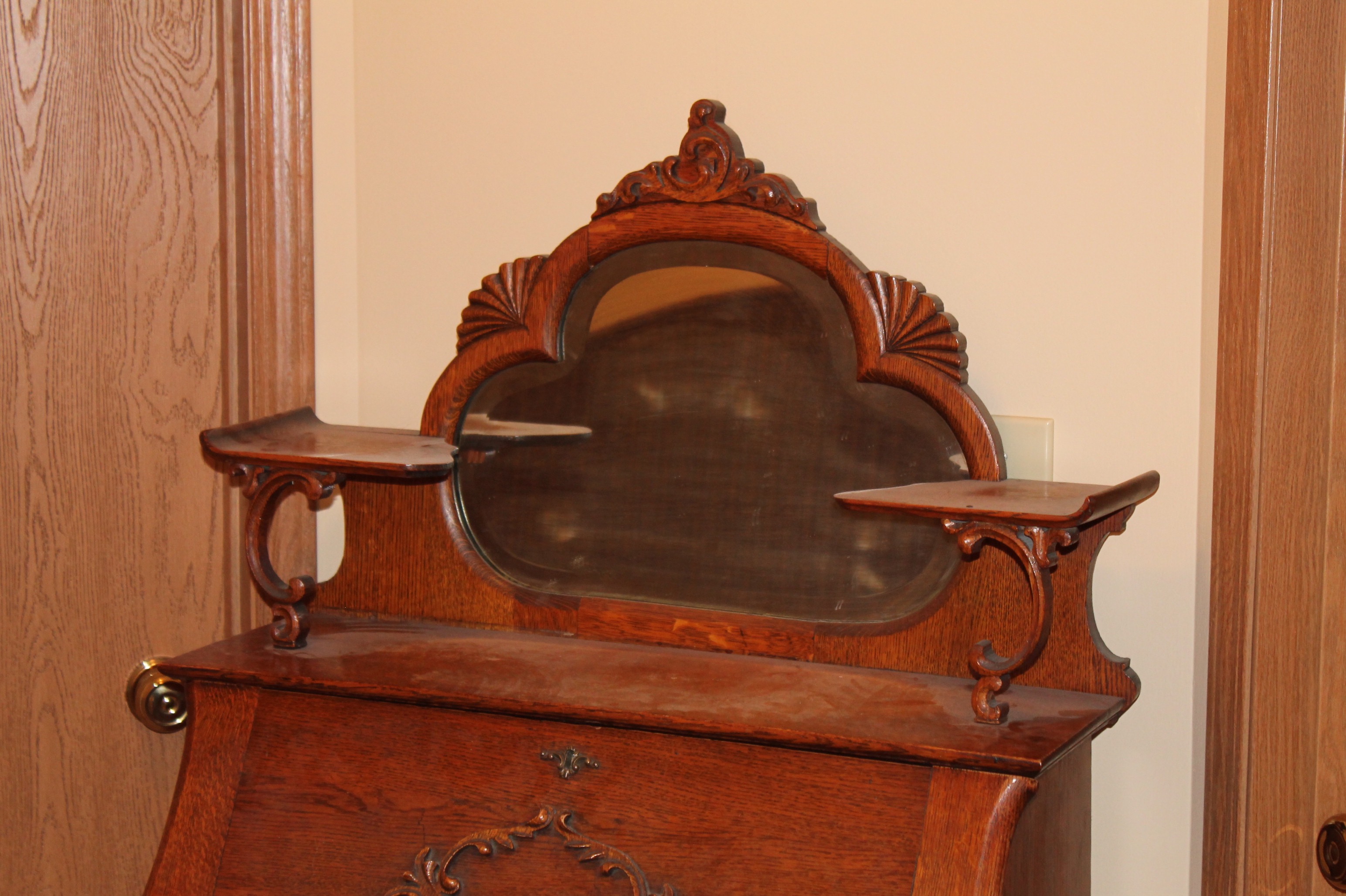 Antique Oak Secretary