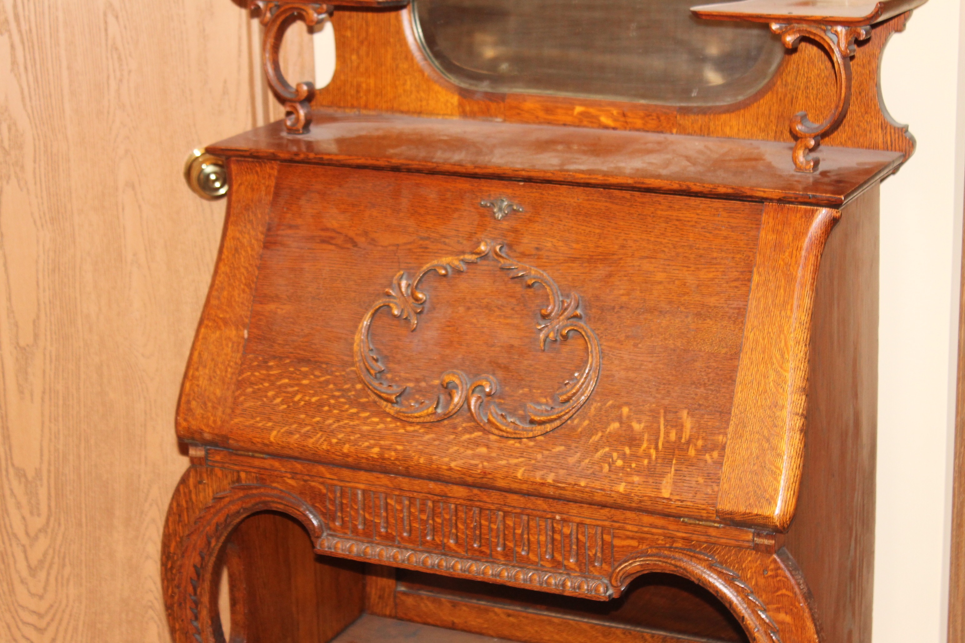 Antique Oak Secretary