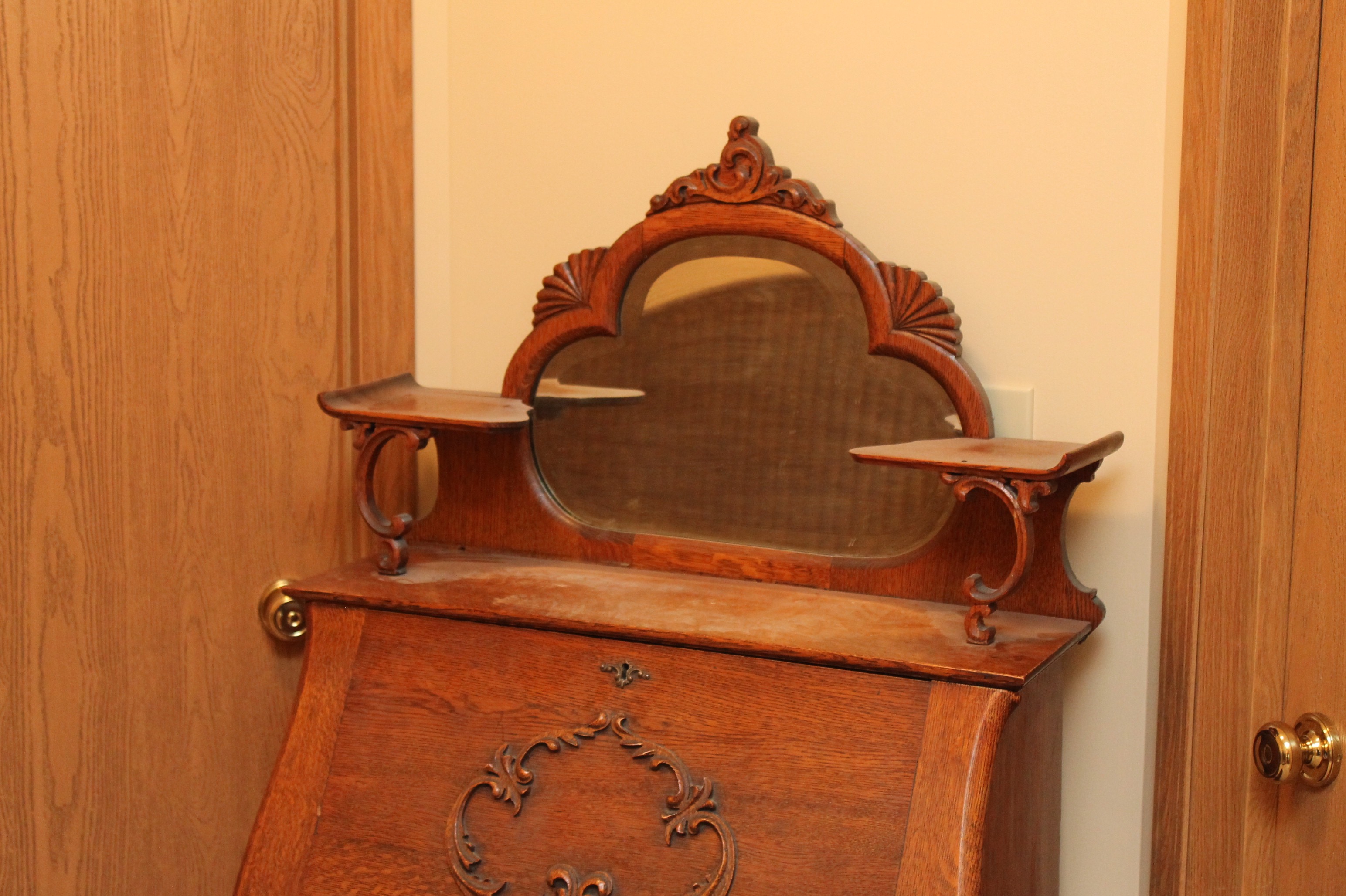 Antique Oak Secretary