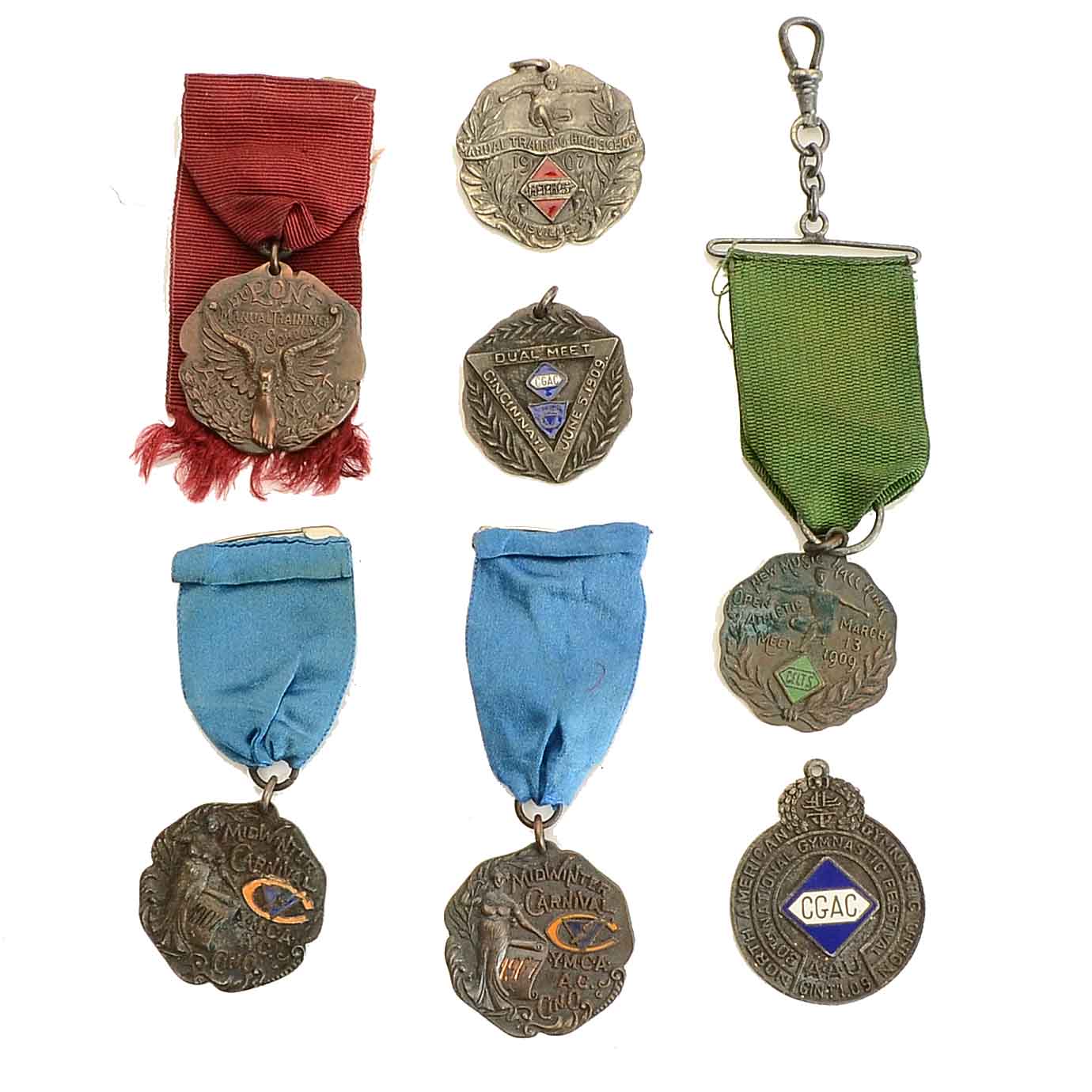 Collection of High School and Sports Medals