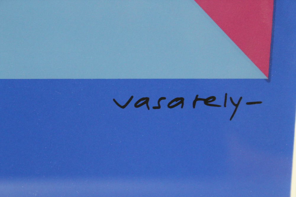 Serigraph After Victor Vasarely "Lapidre Caruegue"