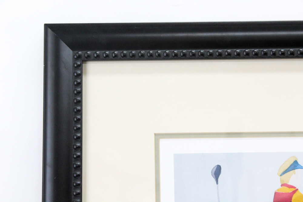 Offset Lithograph After Dane Tilghman "The Stick Club"