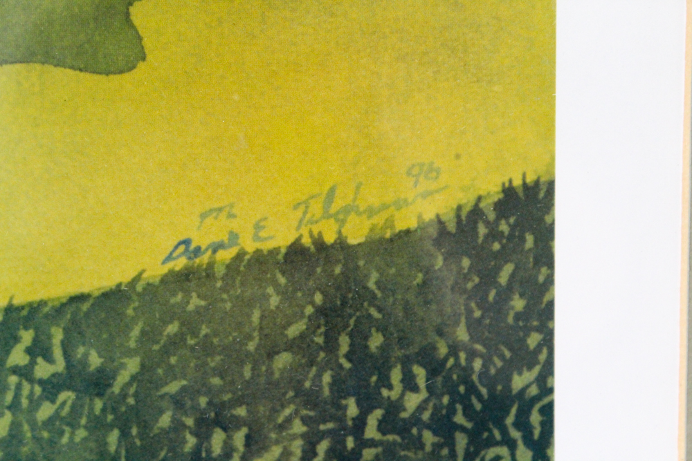 Offset Lithograph After Dane Tilghman "The Stick Club"