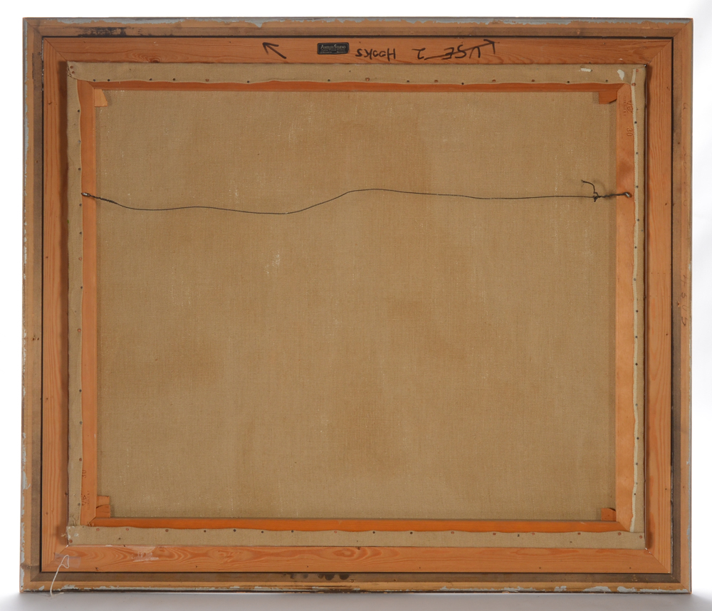 L. Klein Vintage Oil Painting of Mercury 7