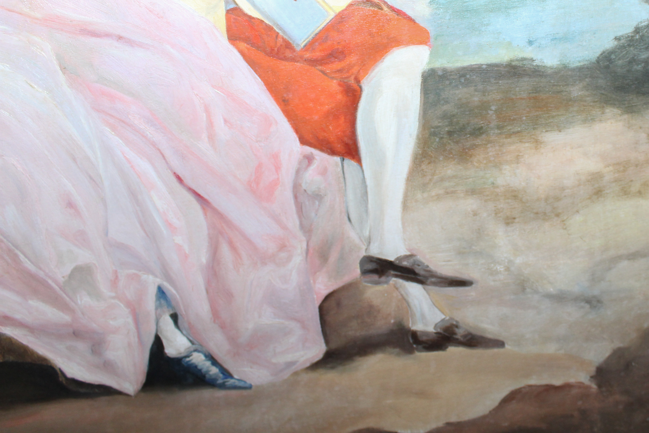 Copy Oil Painting After Thomas Gainsborough "Conversation in the Park"