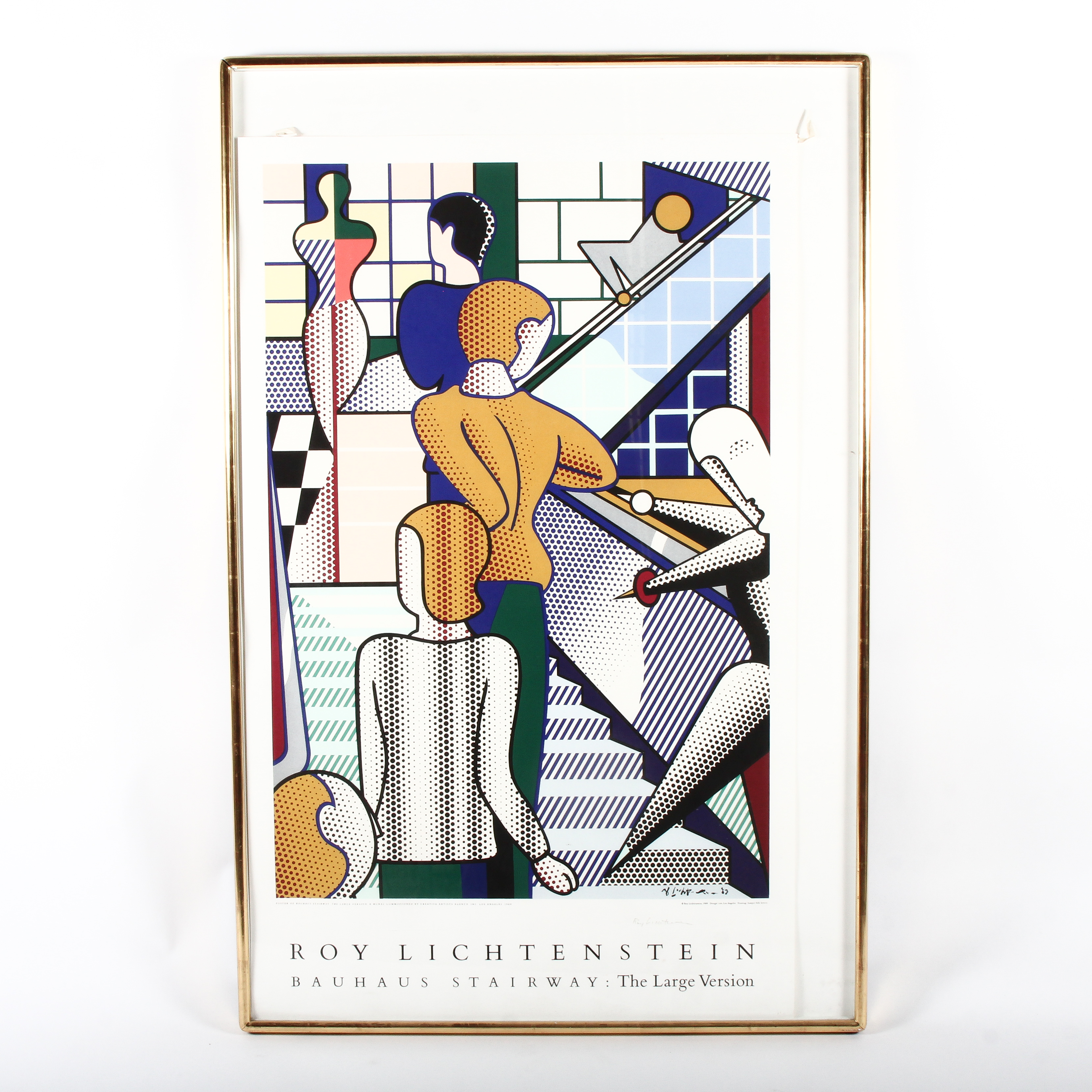 HV - Roy Lichtenstein Serigraph "Bauhaus Stairway: The Large Version"