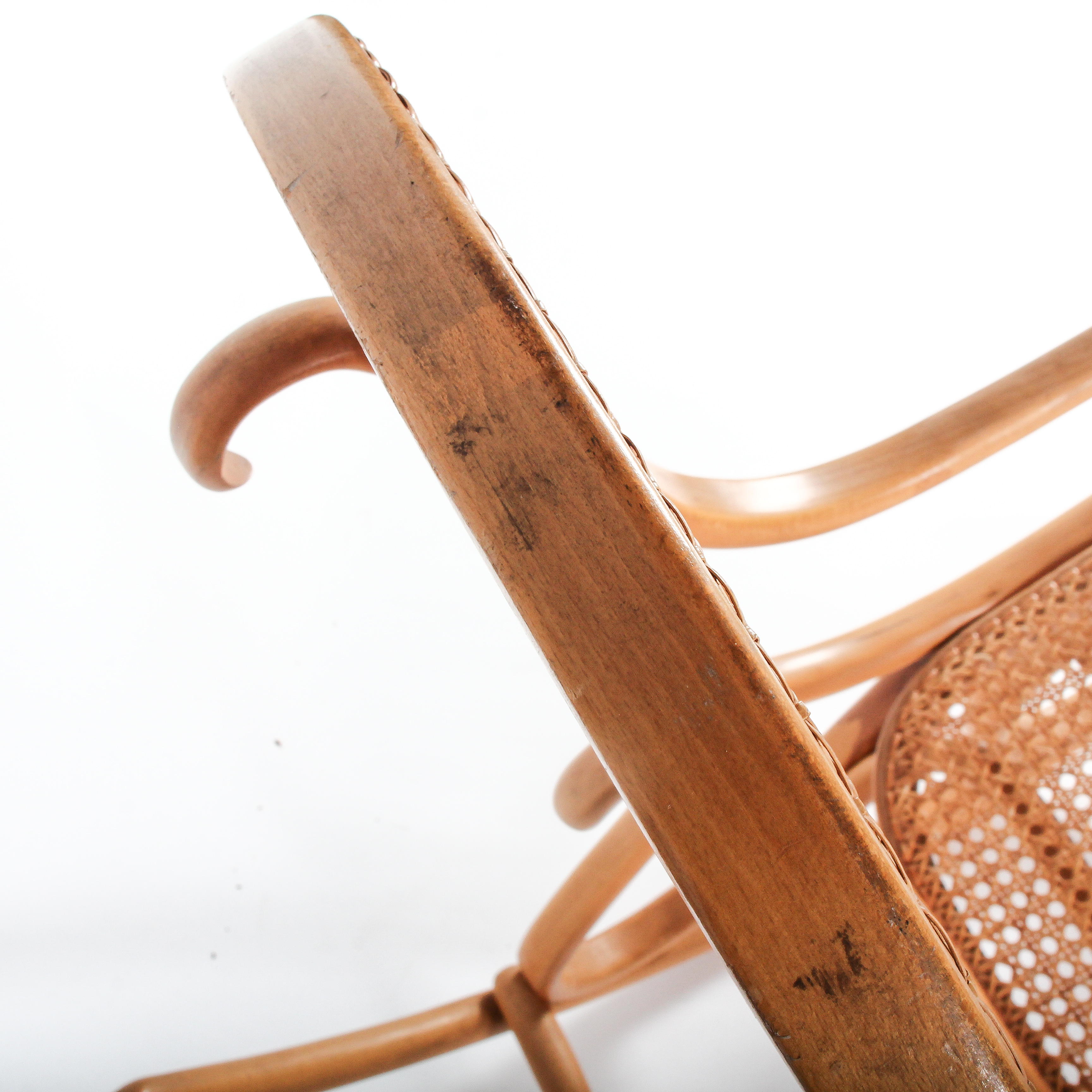 Bentwood Cane Rocking Chair