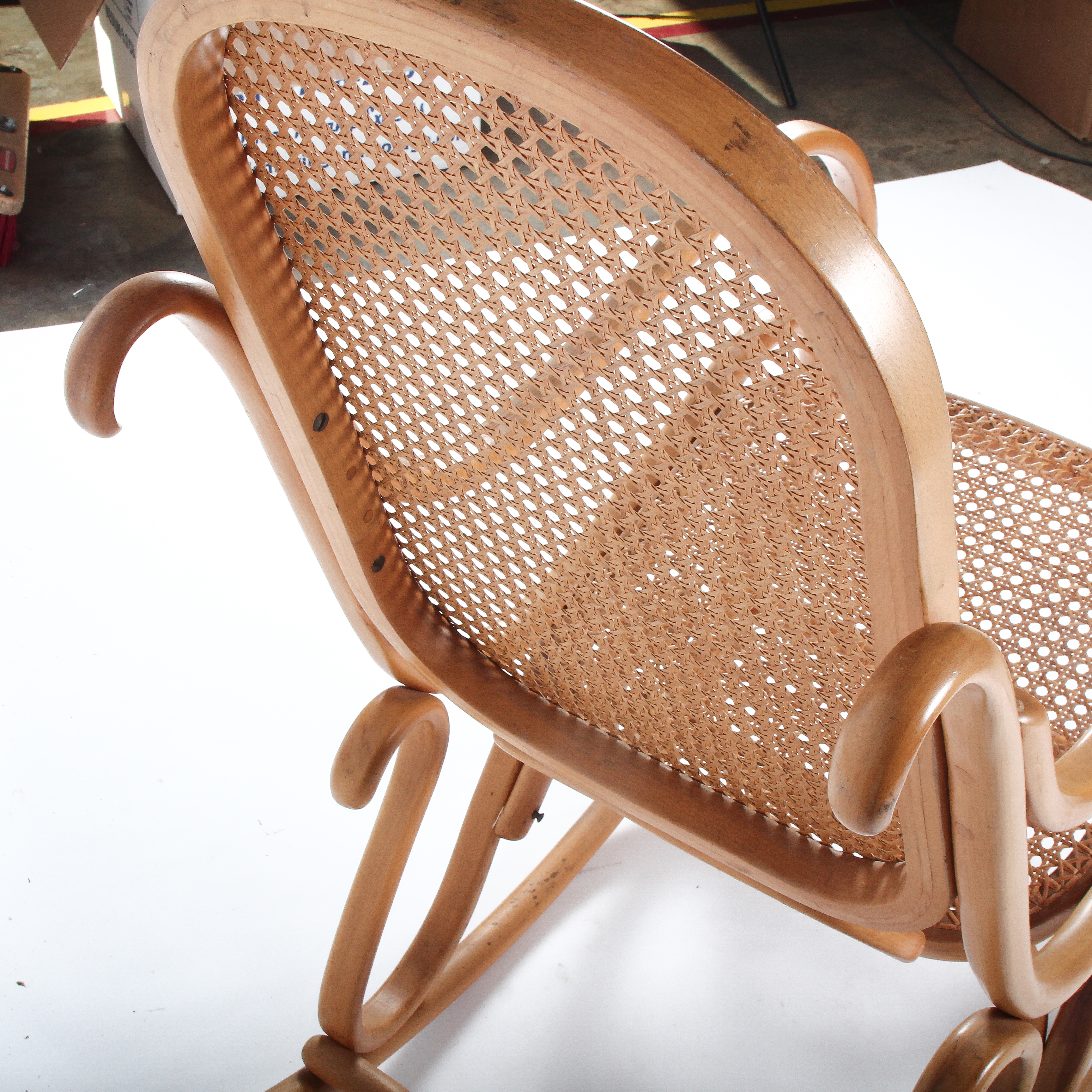 Bentwood Cane Rocking Chair